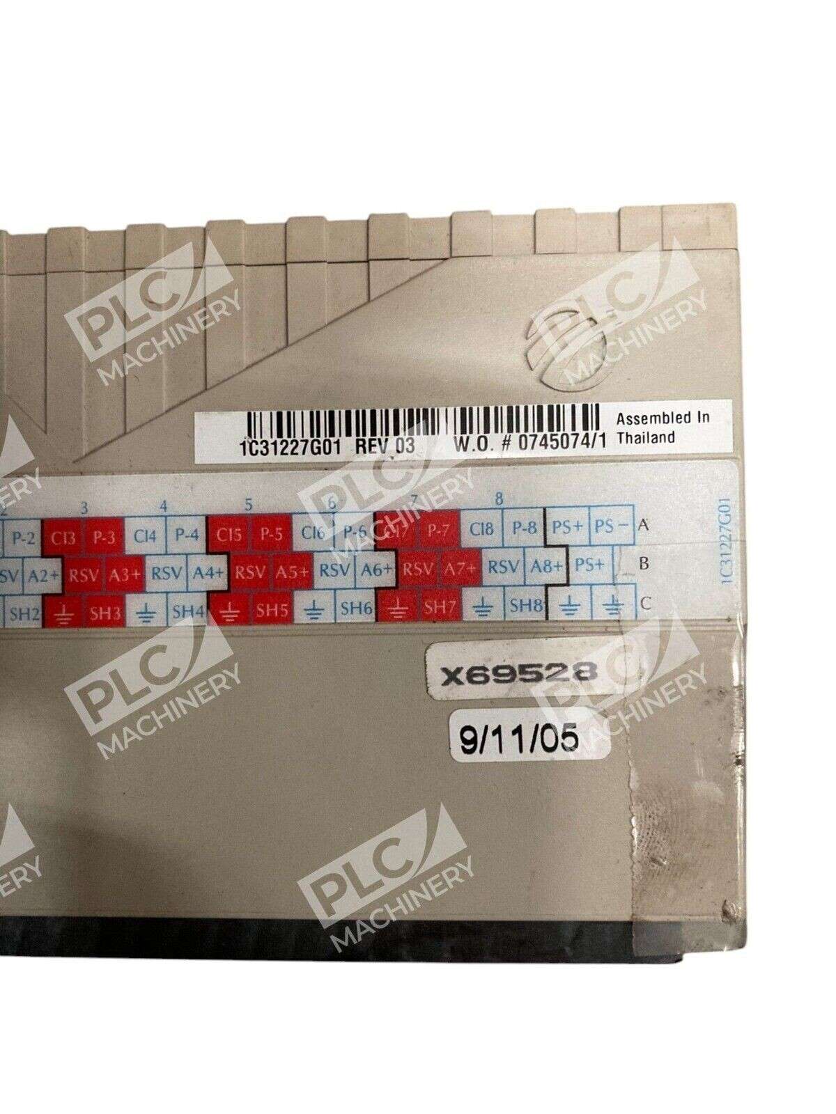Westinghouse 8 Channel Analog Input 14 Bit Personality Module 1C31227G01 - Image 3