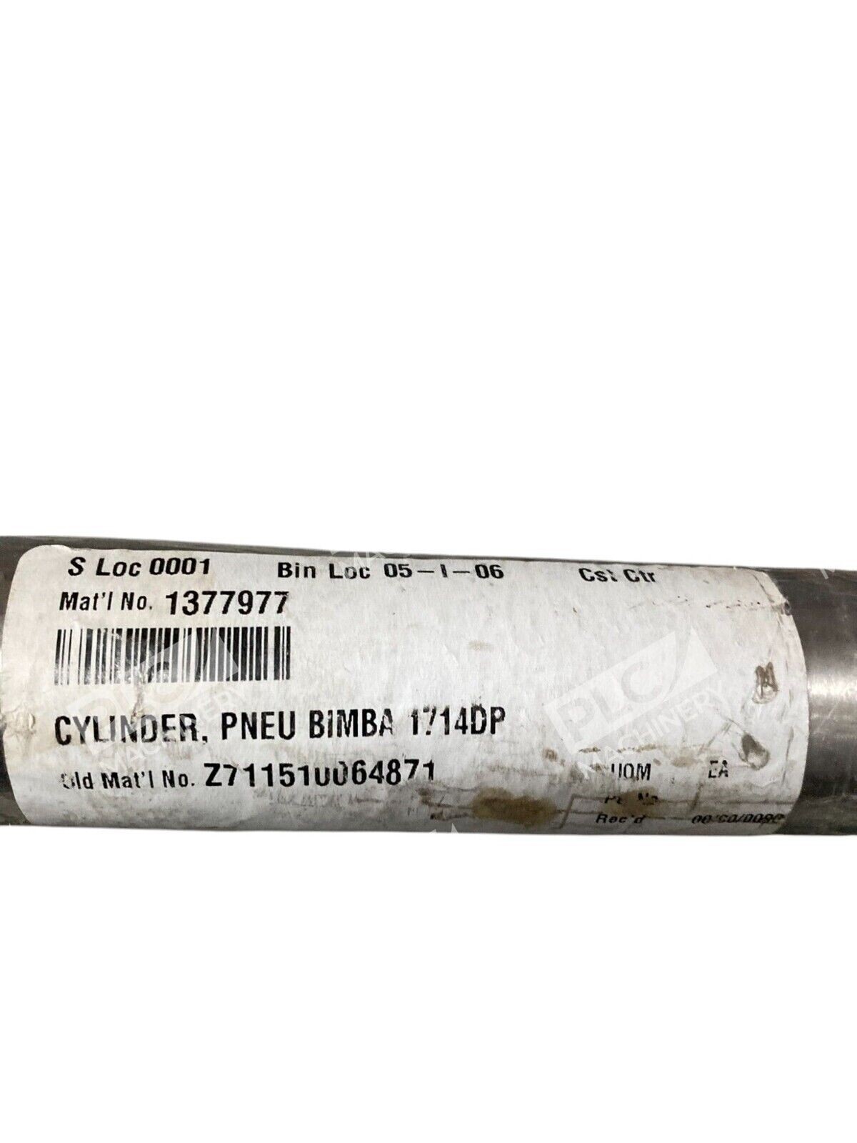 Bimba Z711510064871 1377977 1" Pneumatic Cylinder 14DP - Image 3