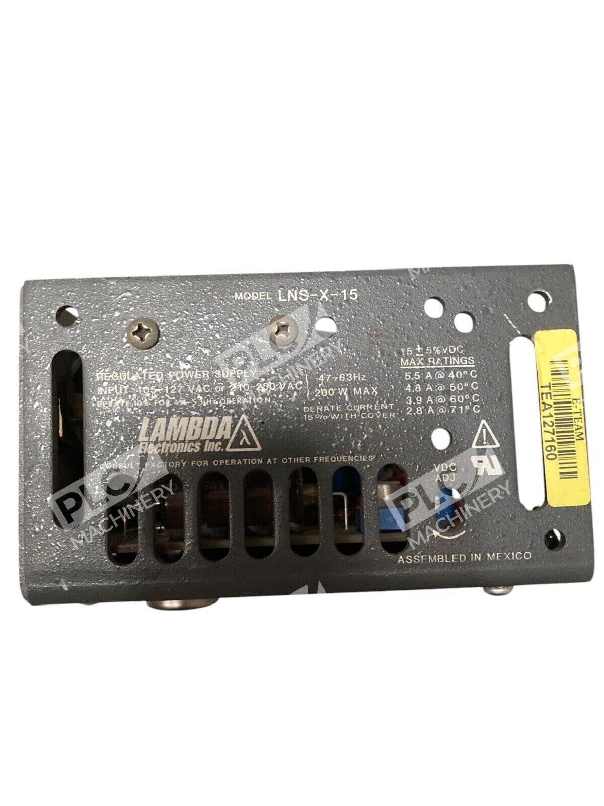 Lambda LNS-X-15 - Lambda 200W Regulated Power Supply LNS-X-15
