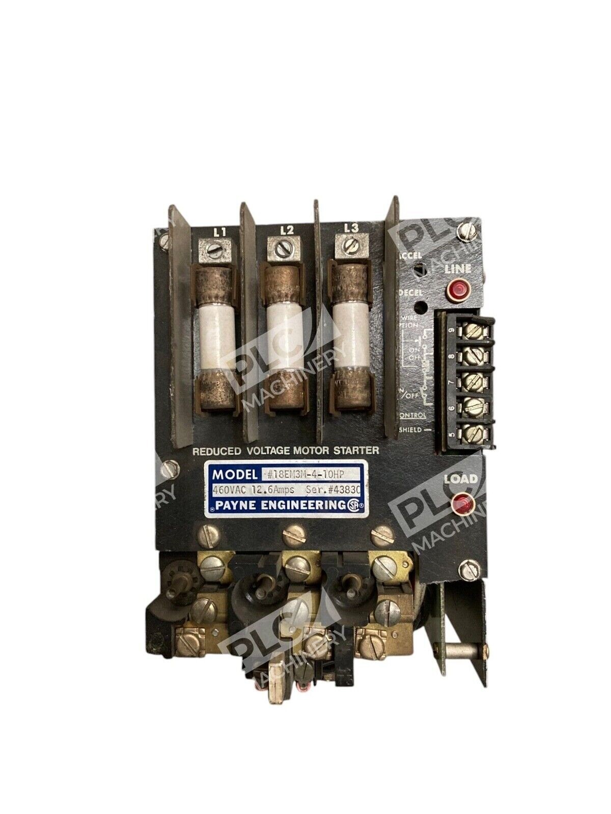 Payne 18EM3M-4-10HP - Payne Engineering 460VAC 12.6A Reduced Voltage Motor Starter