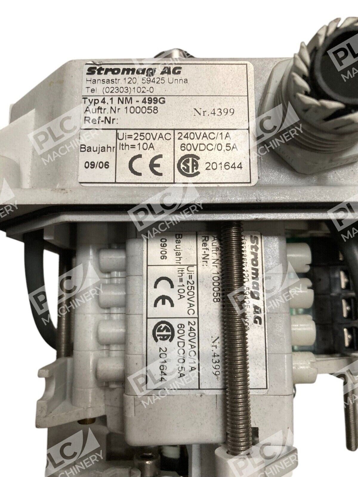 Stromag AG 100058 4399 250VAC 10A Encoder Typ 4.1 NM-499G - Image 4