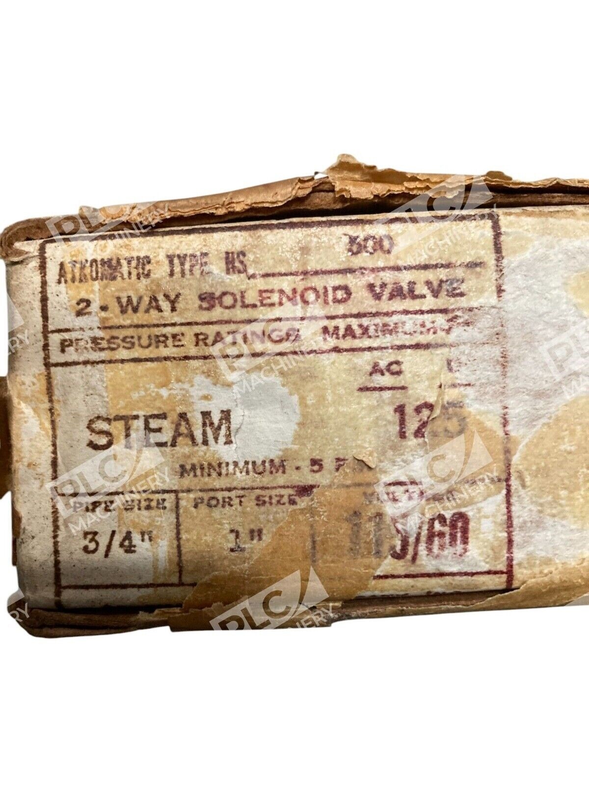 Atkomatic 3/4" Pipe 1" Port 2-Way Solenoid Valve HS-500 - Image 2