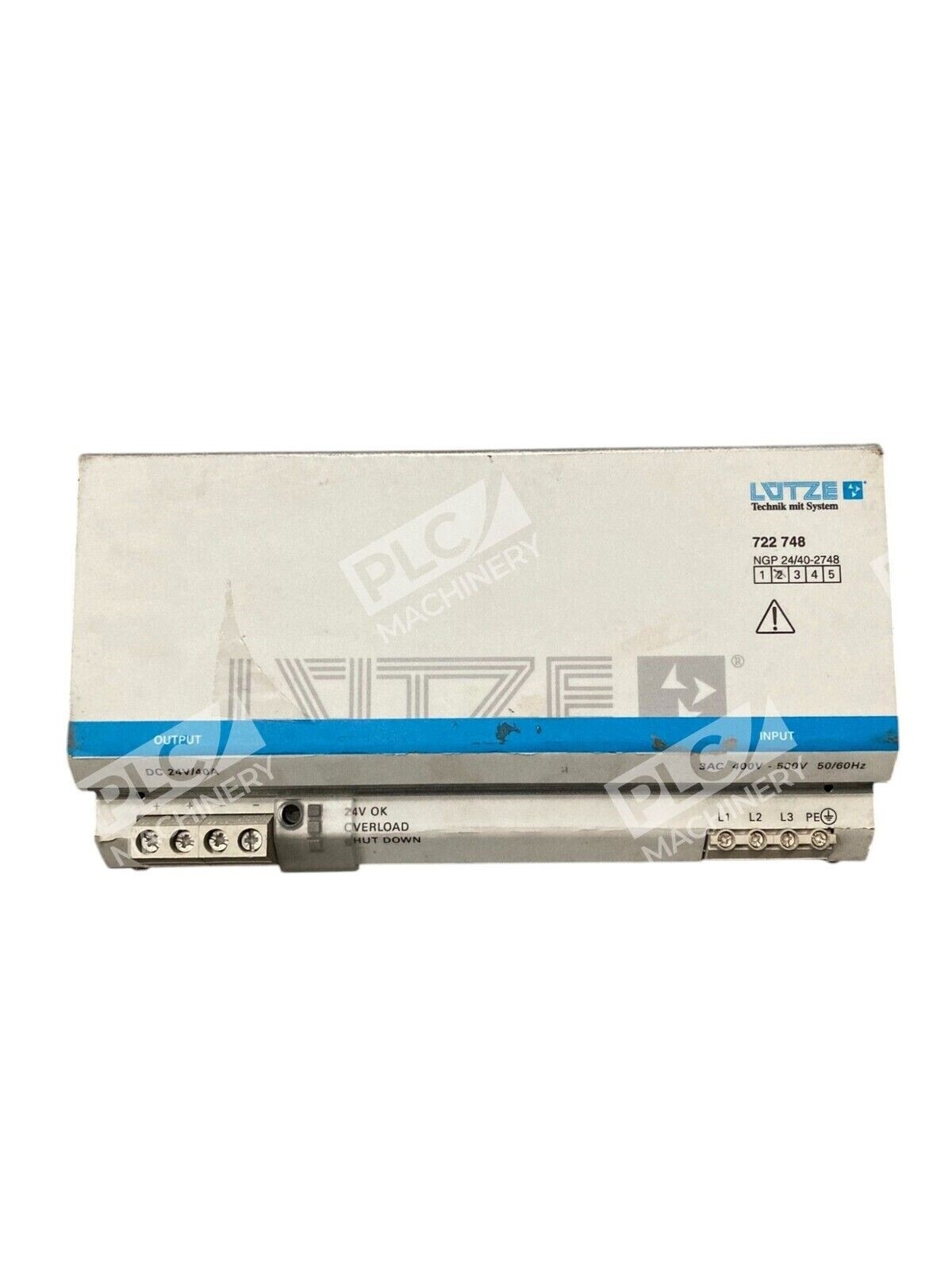 Lutze NGP24/40-2748 DIN41752 960W Power Supply 722748 - Image 2
