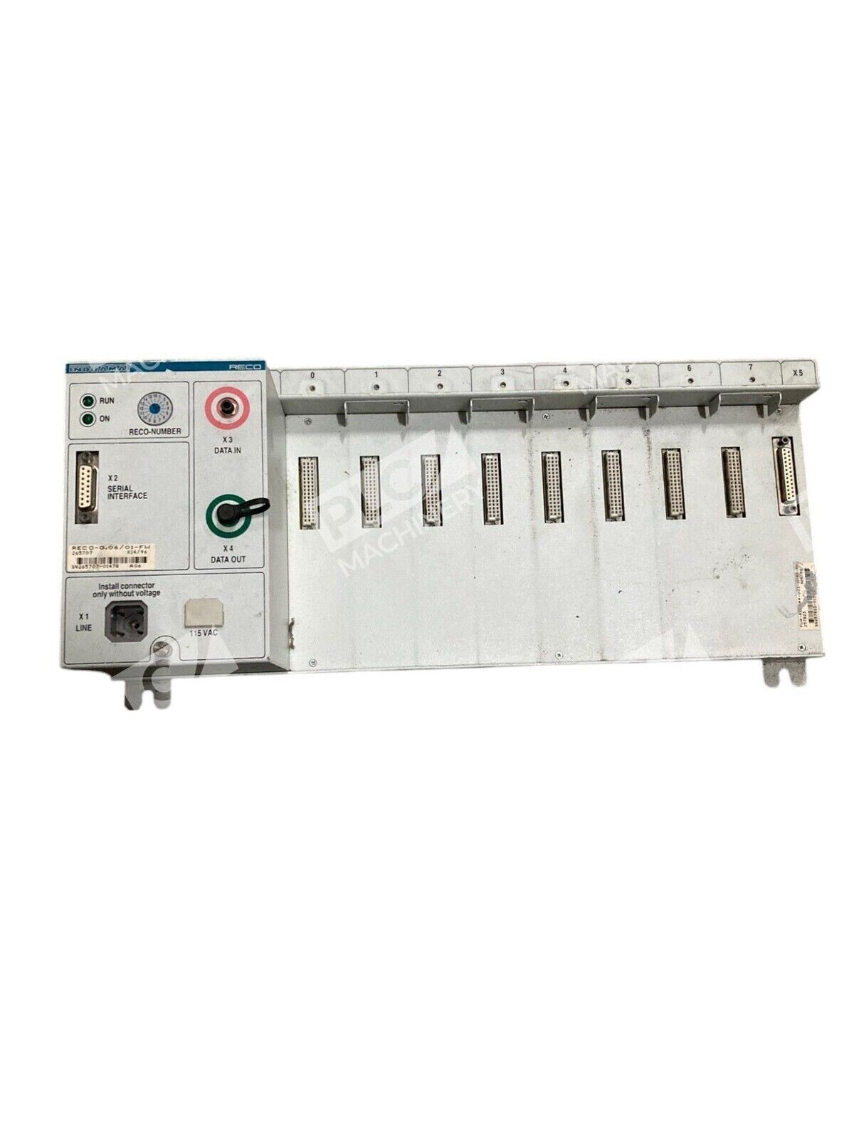 Indramat 265707 8-Slot Interface Module RECO-G.06/01-FW - Image 2