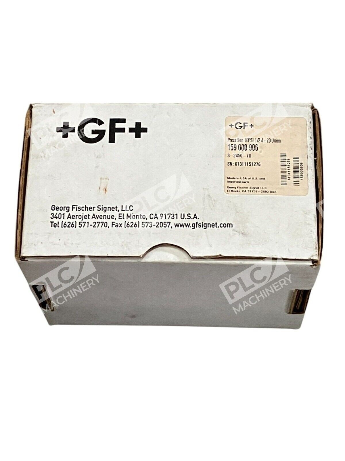 Georg Fischer 3-2450-7U - Georg Fischer 159000906 10PSI 1/24-20 Union Pressure Sensor
