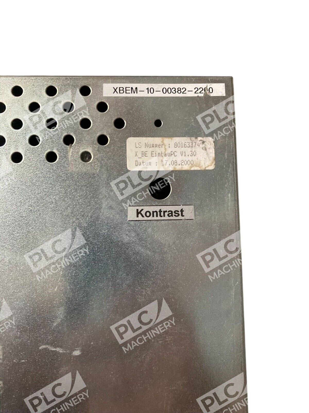 Siemens Scilimat X_BE EintauPC V1.30 Operator Interface XBEM-10-00382-2200 - Image 3