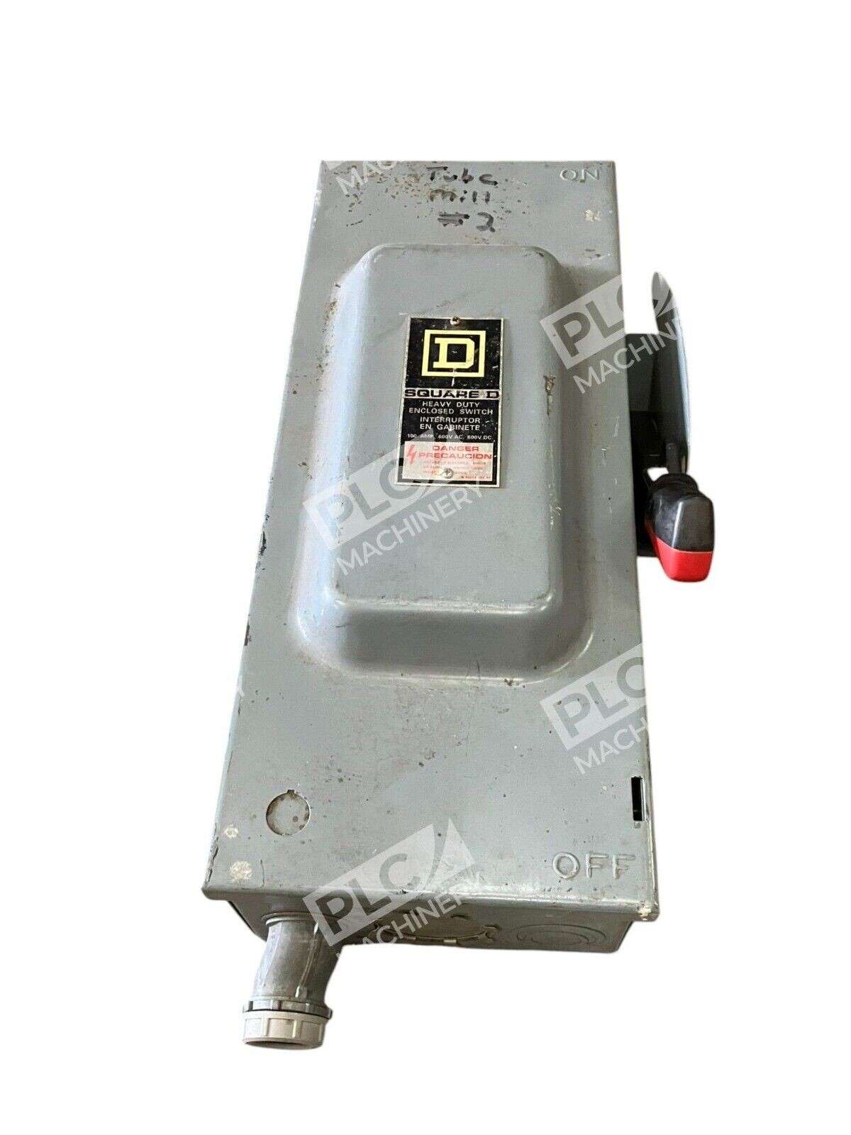 Square D 100A Safety Switch Type 1 Enclosure HU363 F1 100 - Image 2