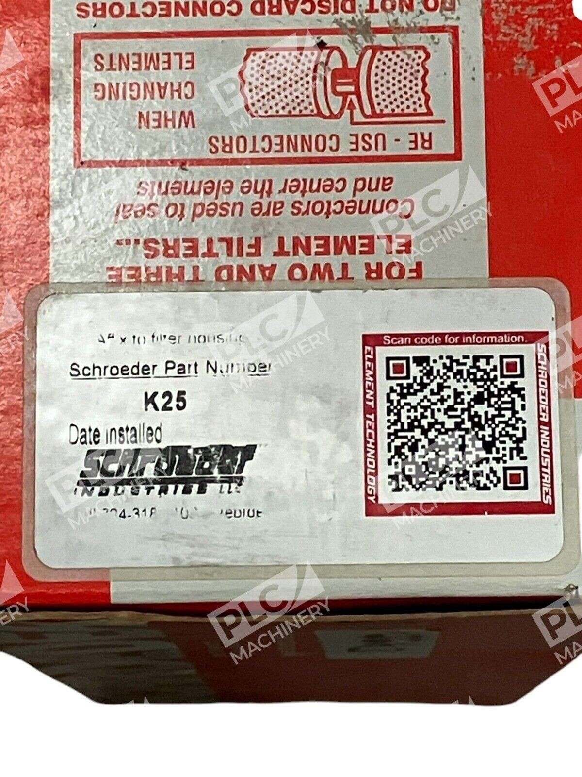 Schroeder 25 Micron Filter Element K25 - Image 3
