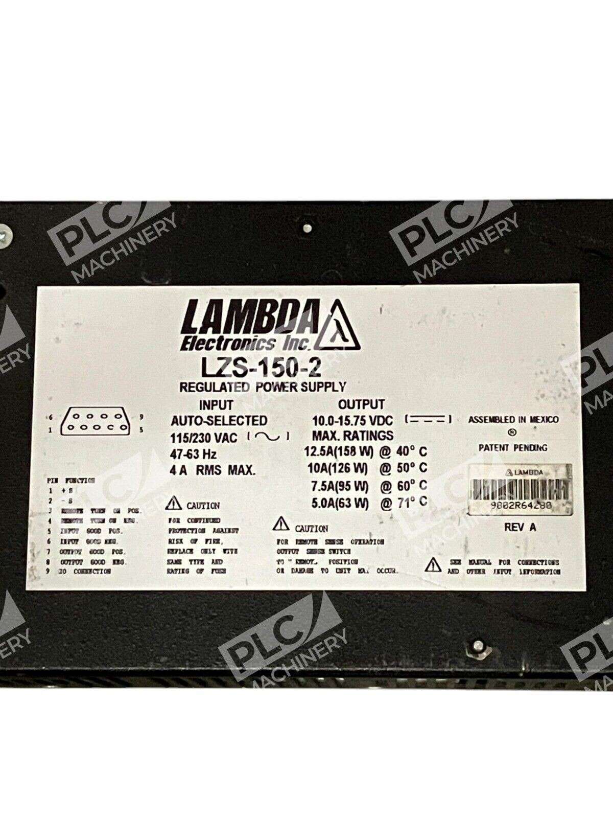 Lambda Electronics Regulated Power Supply LZS-150-2 - Image 3