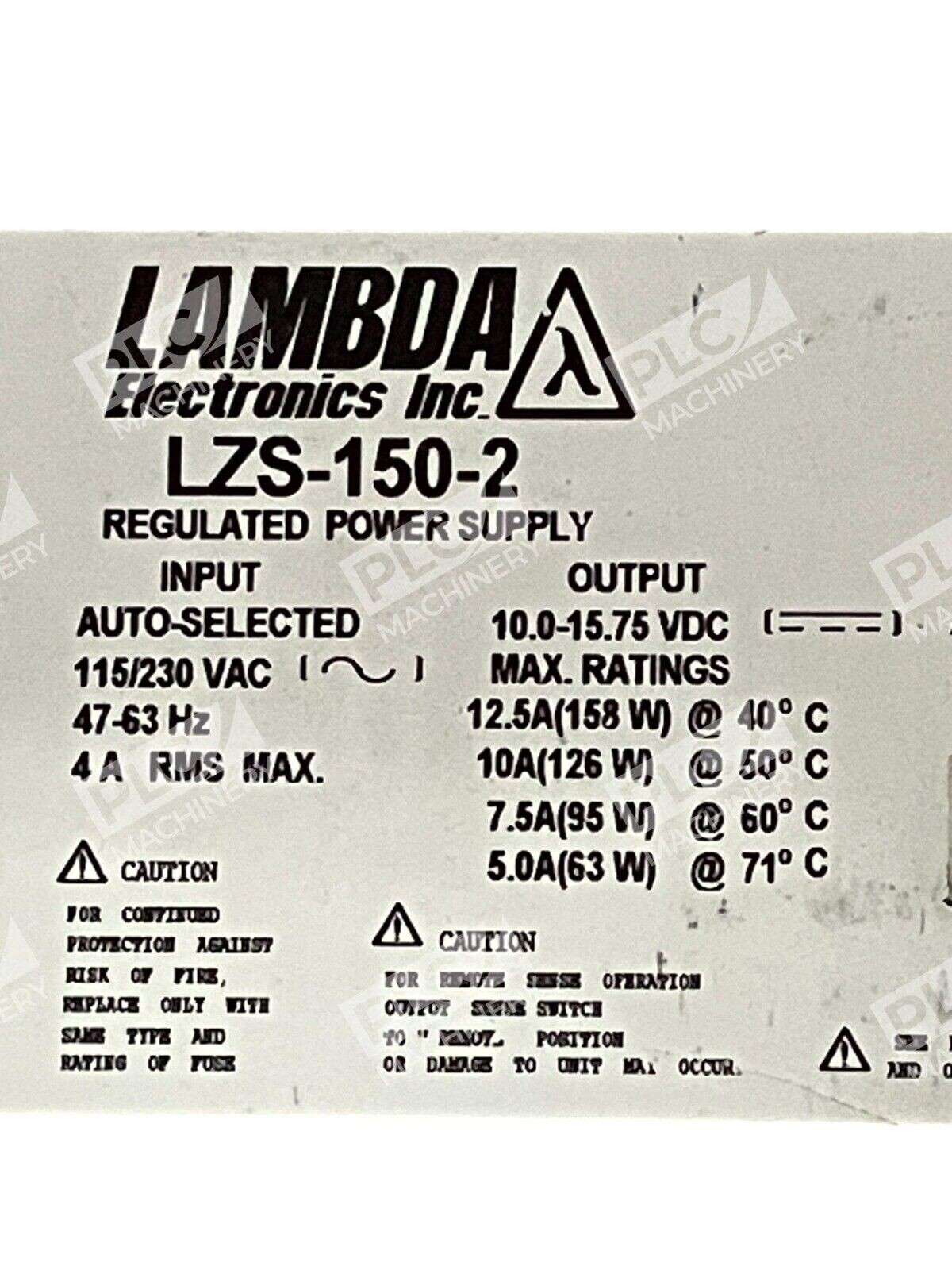 Lambda Electronics Regulated Power Supply LZS-150-2 - Image 4