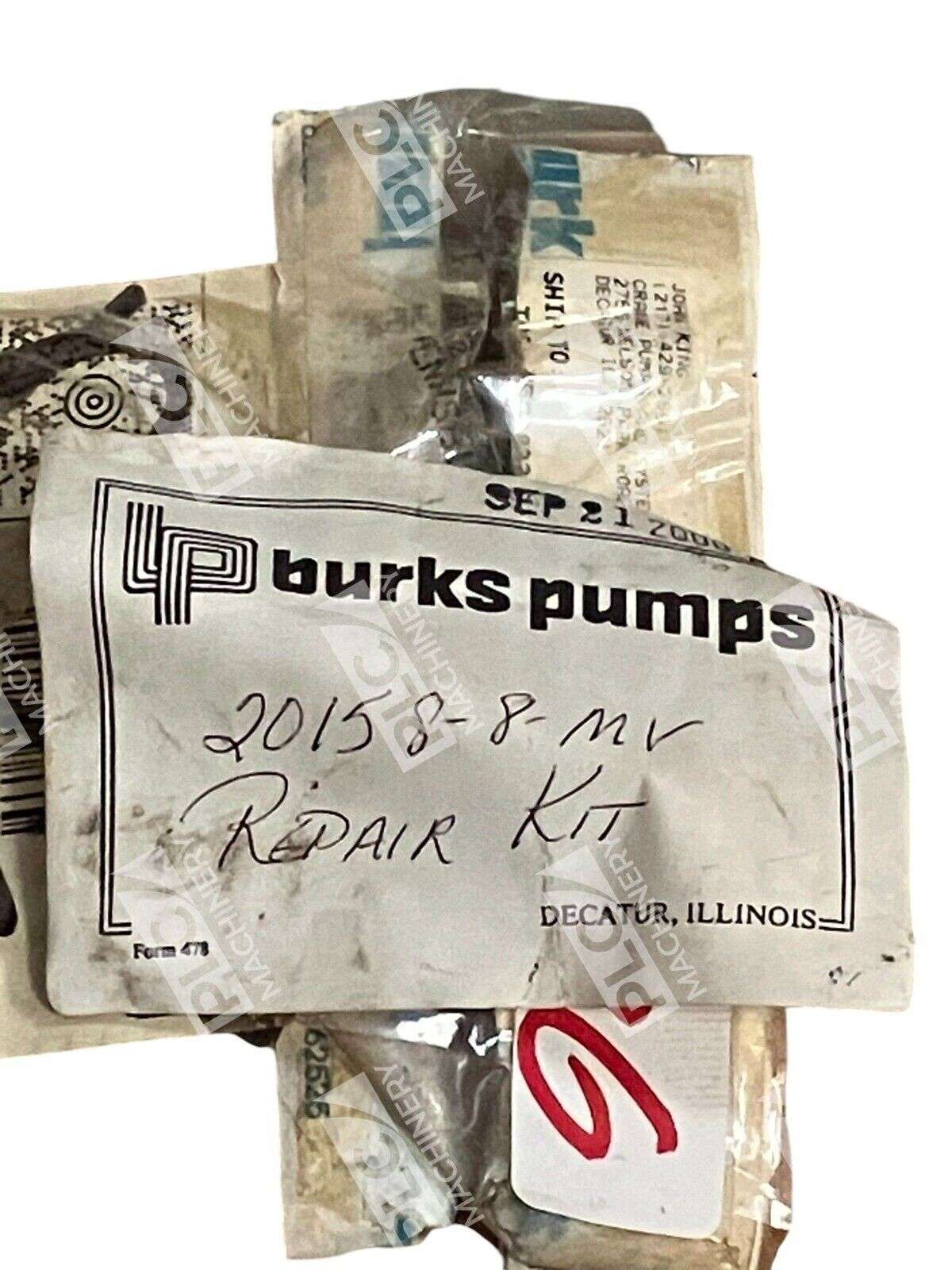 Burks Pumps CT8M Viton Repair Kit 20158-8-MV - Image 3