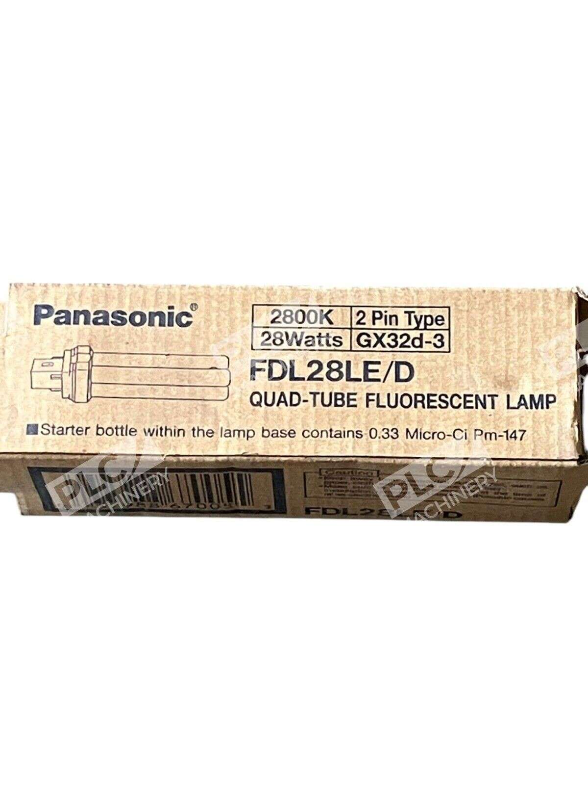 Panasonic 2800K 2Pin 28W GX32d-3 Quad-Tube Fluorescent Lamp FDL28LE/D - Image 3