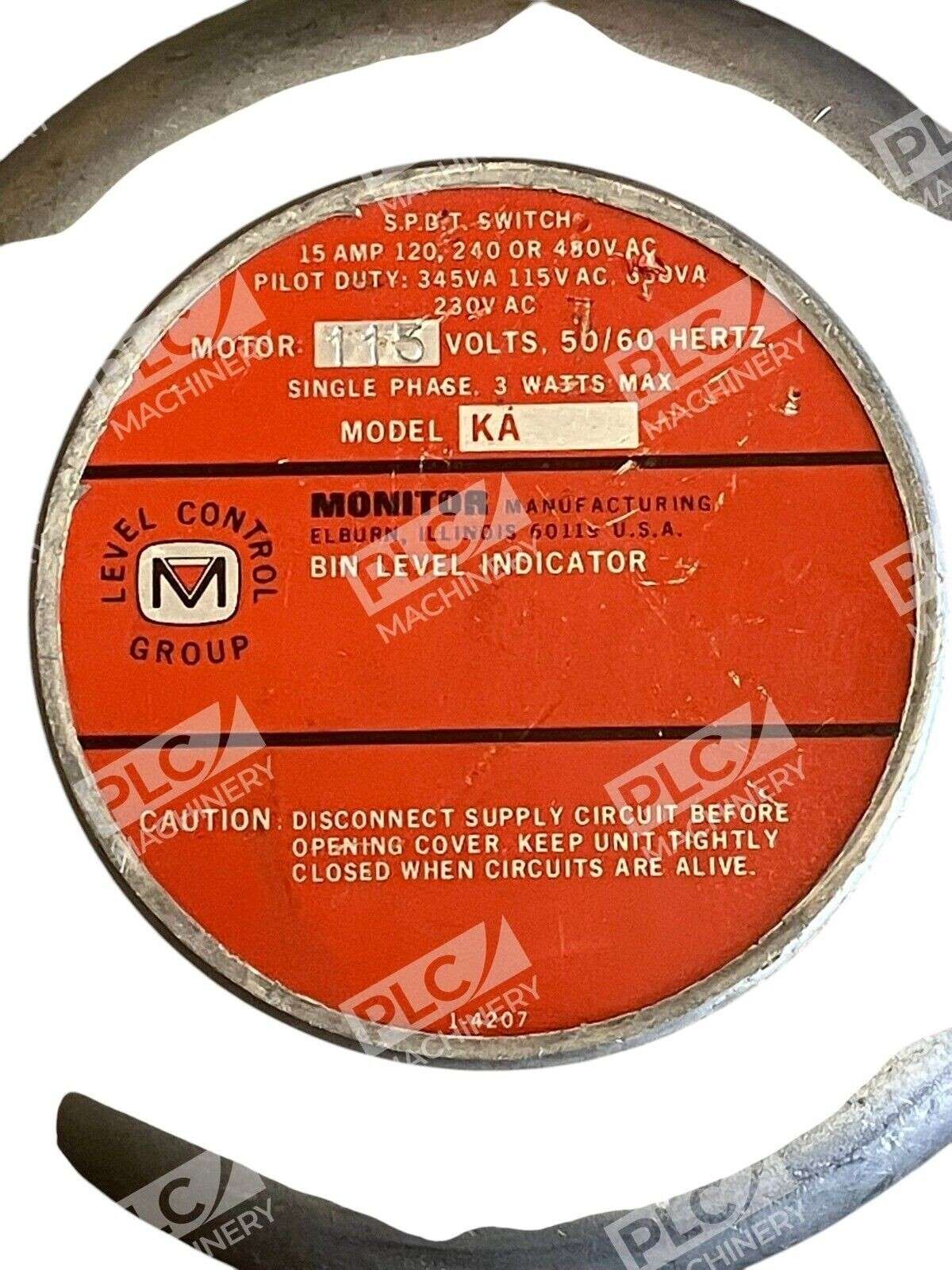 Monitor KA - Monitor 1-4207 1-7301-1 15A 115V 1PH 3W SPDT Switch Motor Bi