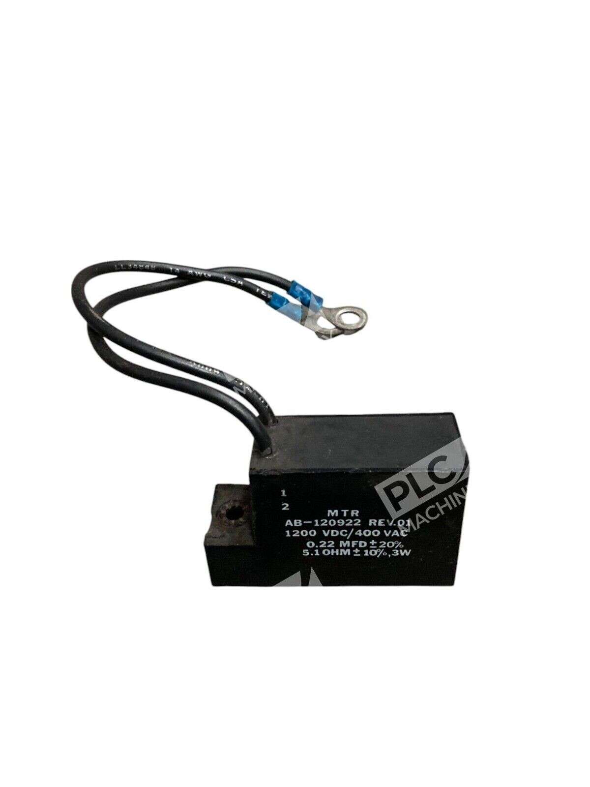 MTR 1200VDC/400VAC 0.22MFD 5.1Ohm Capacitor AB-120922 Rev 01 (lot of 4) - Image 3
