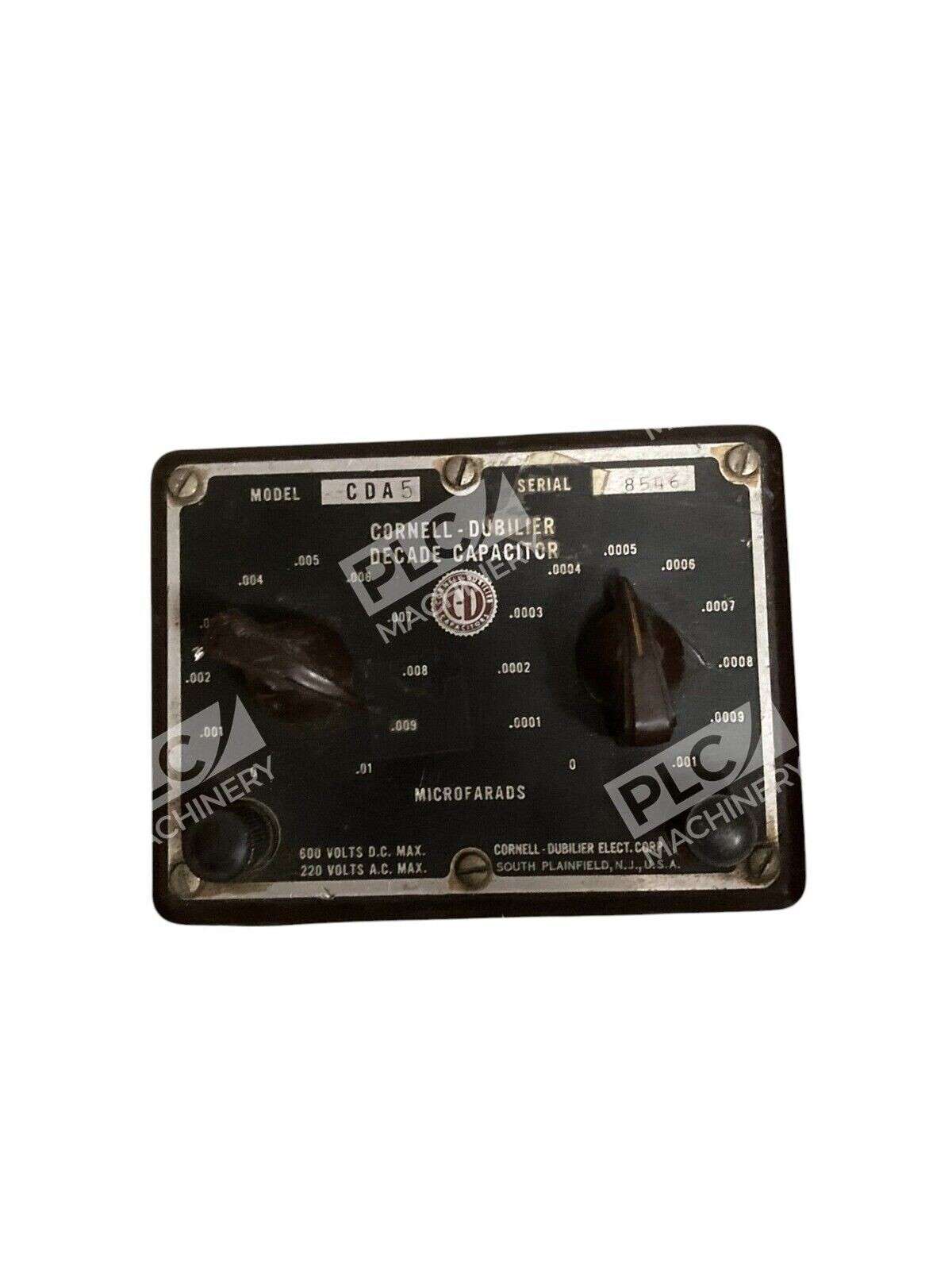 Cornell Dubilier CDA5 - Cornell Dubilier Decade Capacitor CDA5