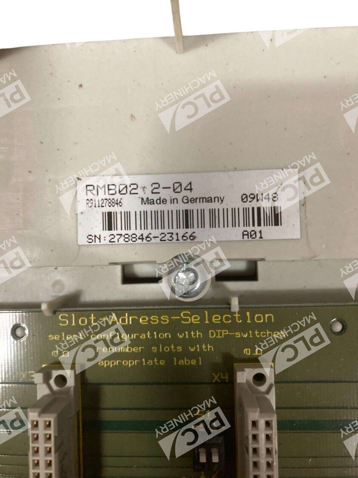 Rexroth Bosch RMB02.2-04 4 Slot Mounting Assembly Base Plate Module R911278846 - Image 3