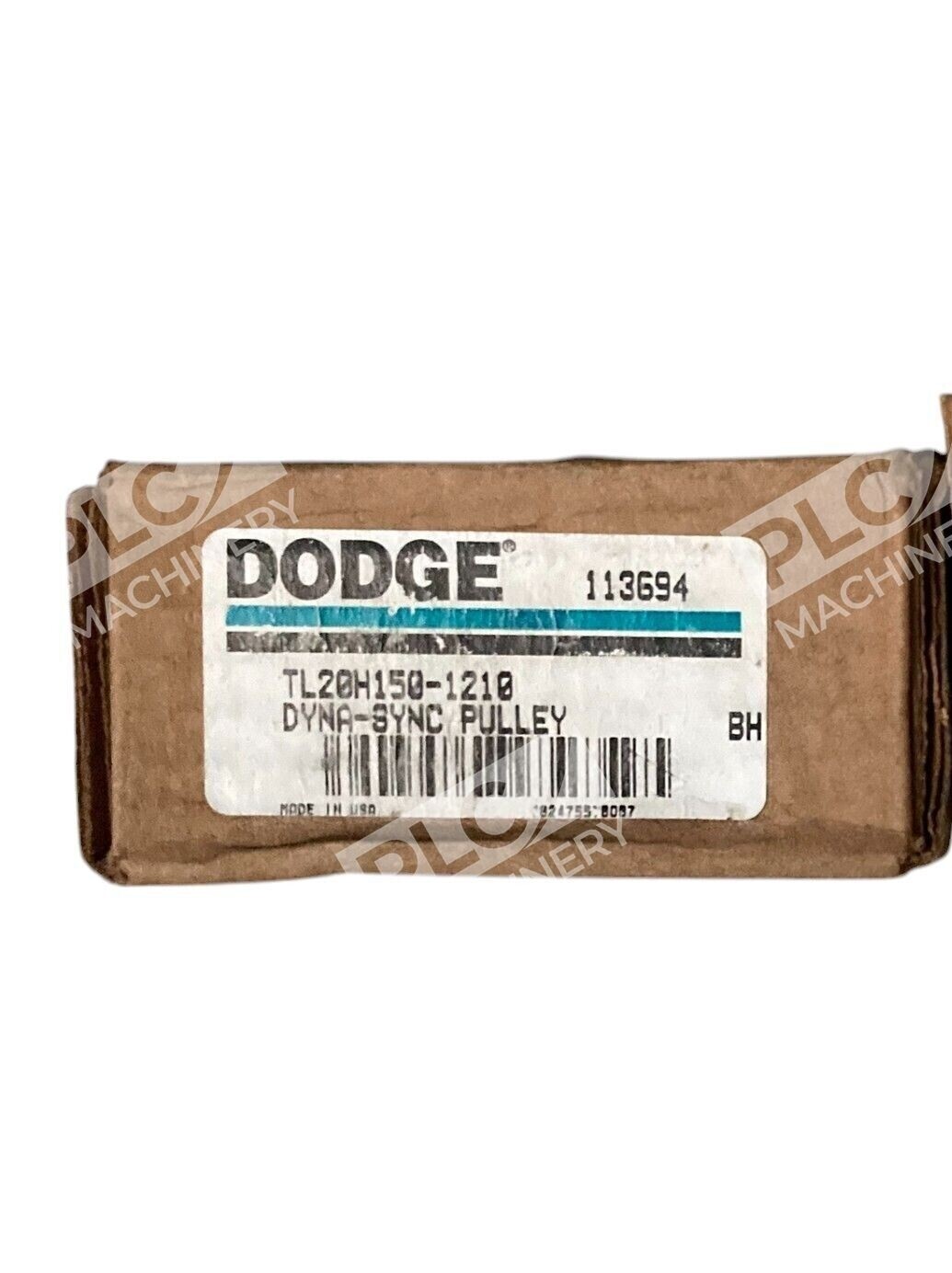 Dodge 113694 - Dodge TL20H150-1210 Dyna-Sync Pulley 113694
