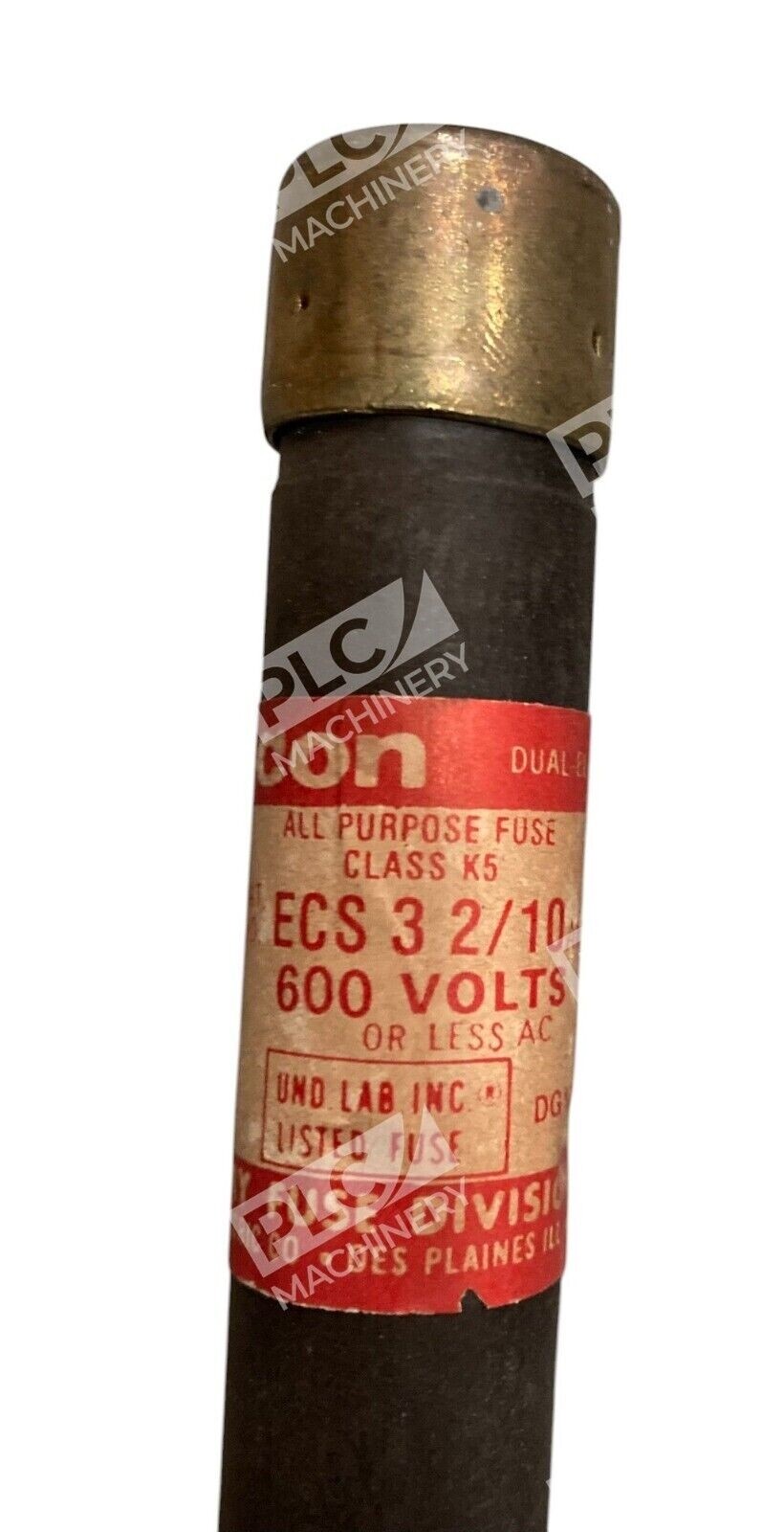 Econ Class K5 600V 3.2A All Purpose Fuse ECS3-2/10 (lot of 6) - Image 3