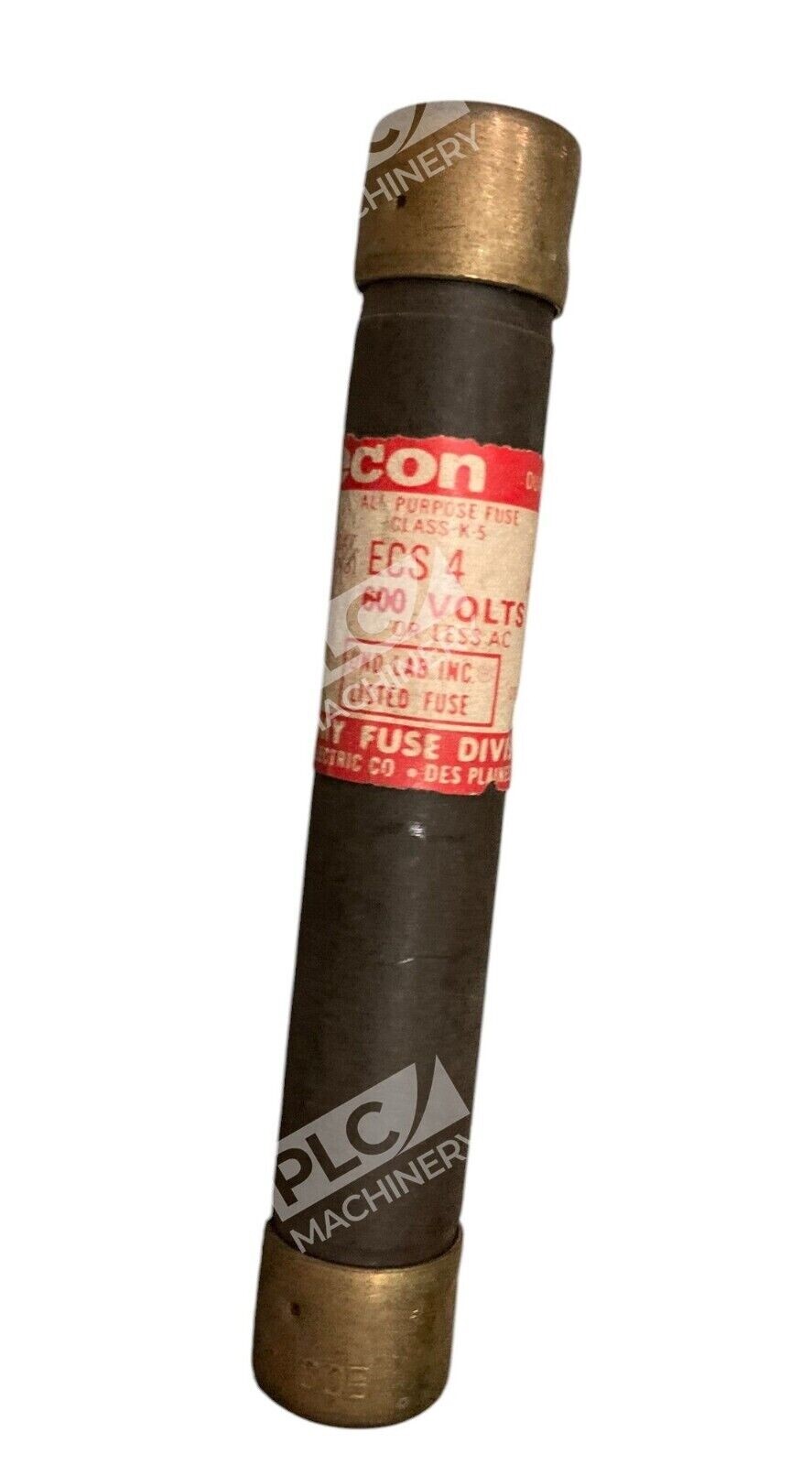Econ ECS4 - Econ Class K-5 600VAC 4A All Purpose Fuse ECS4