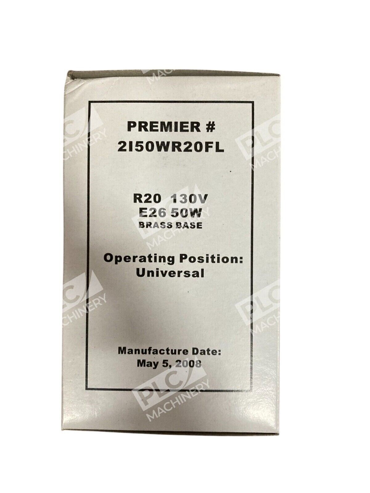 Premier 2I50WR20FL R20 130V E26 50W Brass Base Reflector Lamp 50R20FL - Image 3