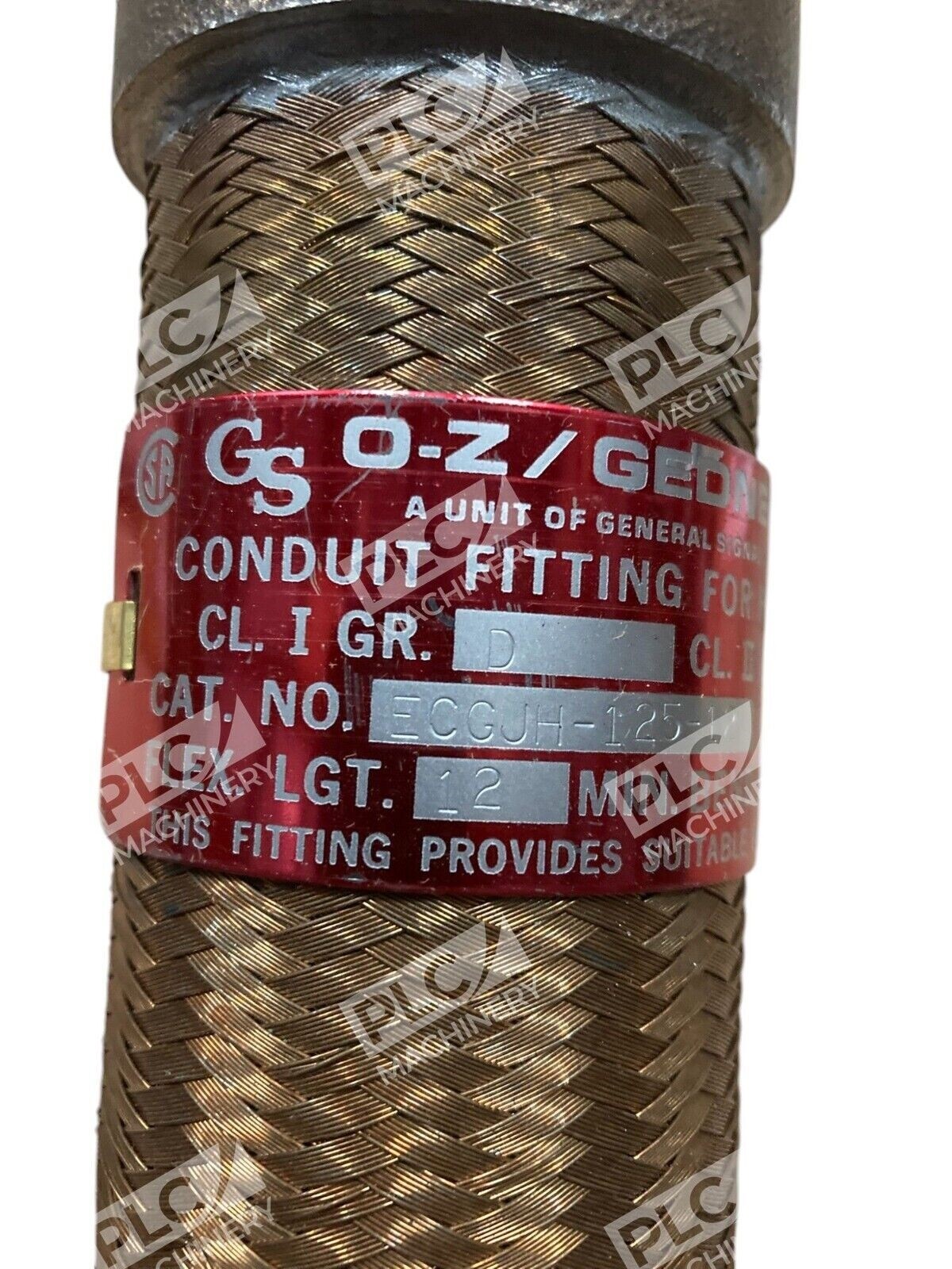 General Signal GS O-Z Gedney Conduit Fitting 1-1/4"x12" ECGJH-125-12 - Image 3