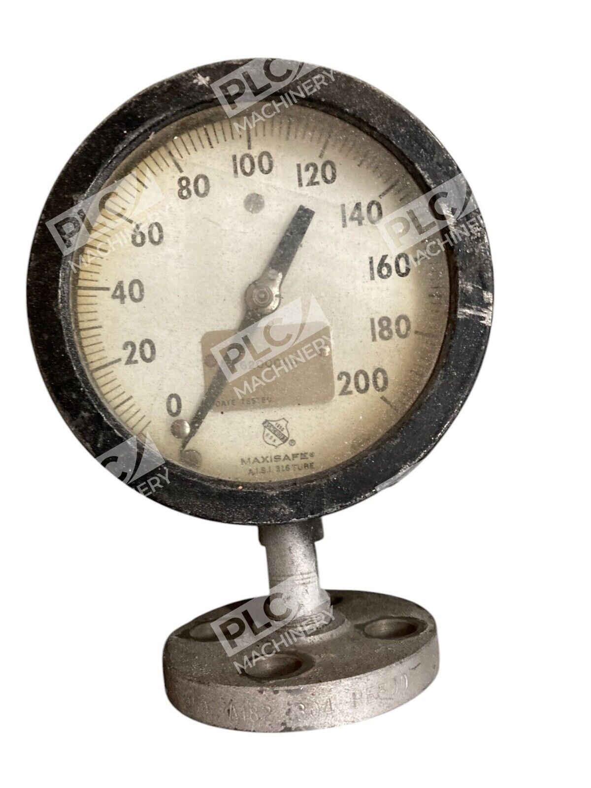 Ashcroft G200CAS - Ashcroft Maxisafe 0-200PSI Pressure Gauge G200CAS