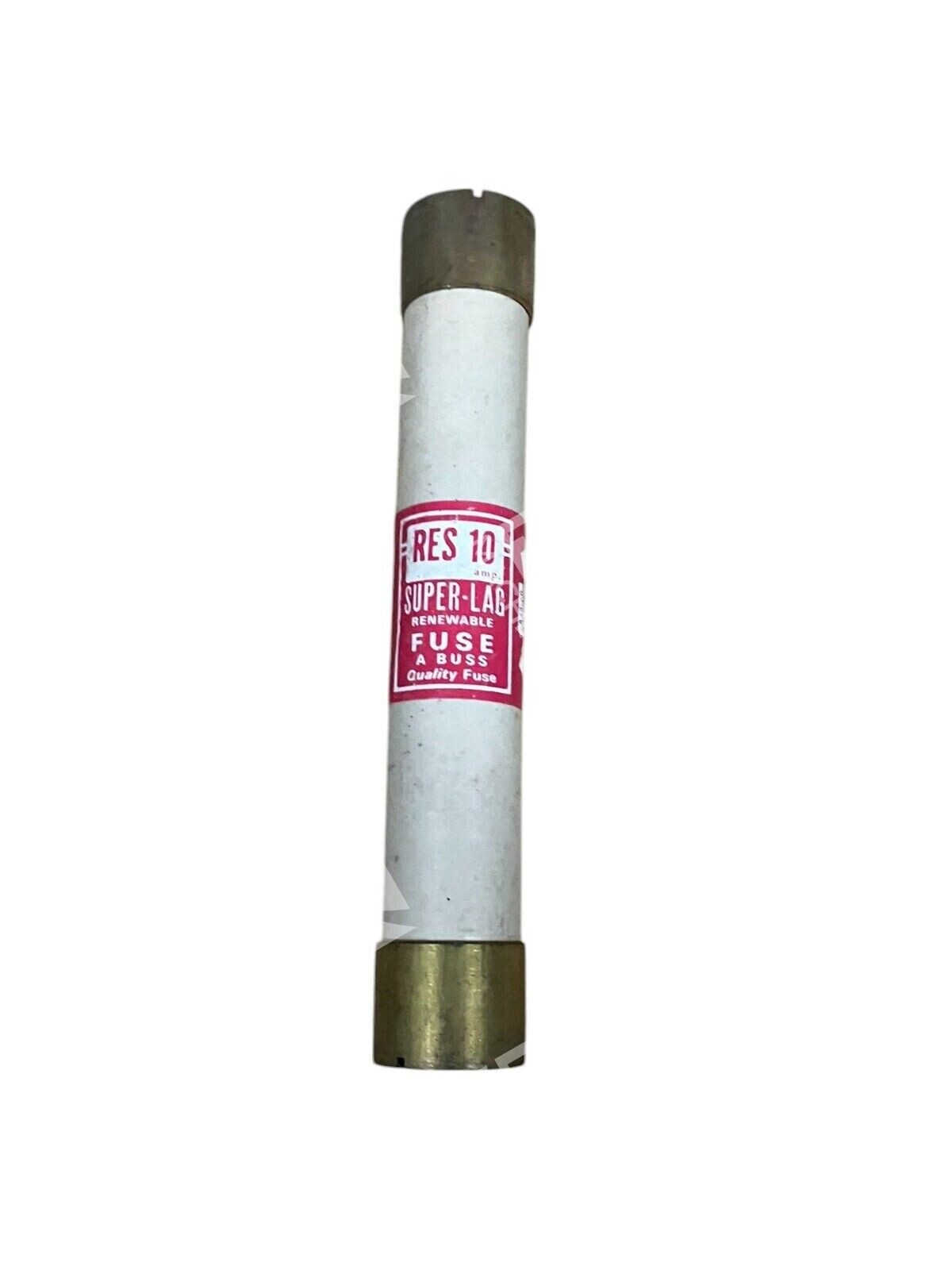 Buss RES-10 - Buss Super-Lag Renewable 10A 600V Fuse RES-10