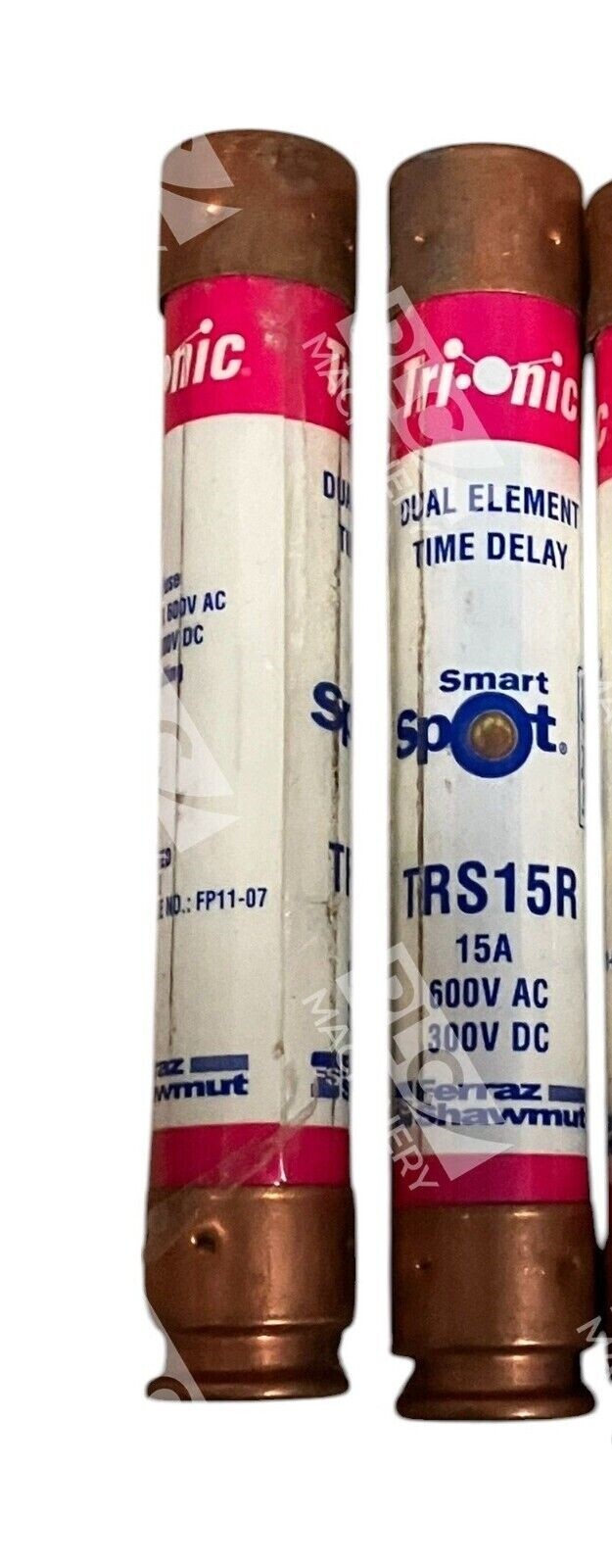 Ferraz TRS15R - Ferraz Shawmut Tri-Onic Dual Element Smart Spot 15A 600VAC T