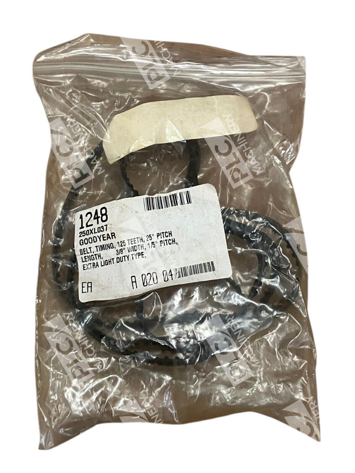 Goodyear 1248 125 Teeth 3/8" Width Extra Light Duty Timing Belt 250XL037 - Image 2