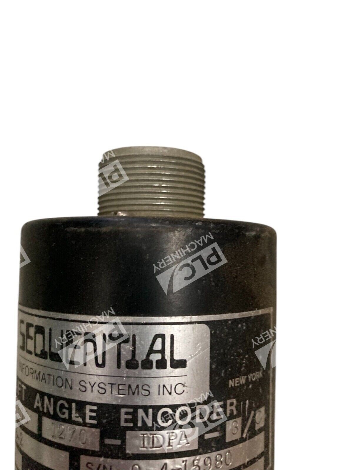 Sequential 25CR-500 1270-IDPA-3/C 11768-2 Shaft Angle Encoder 16858 - Image 4