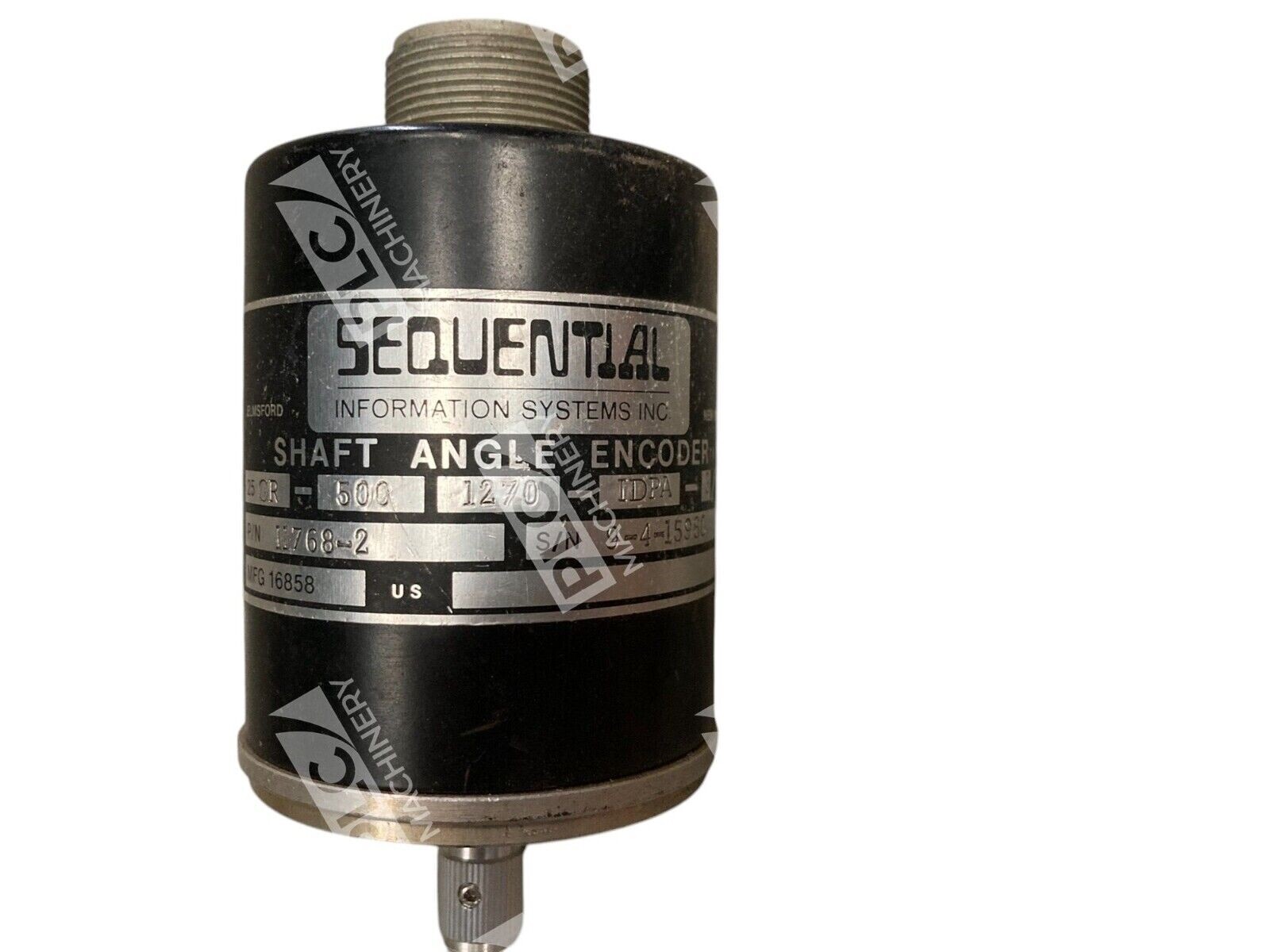 Sequential 25CR-500 1270-IDPA-3/C 11768-2 Shaft Angle Encoder 16858 - Image 5