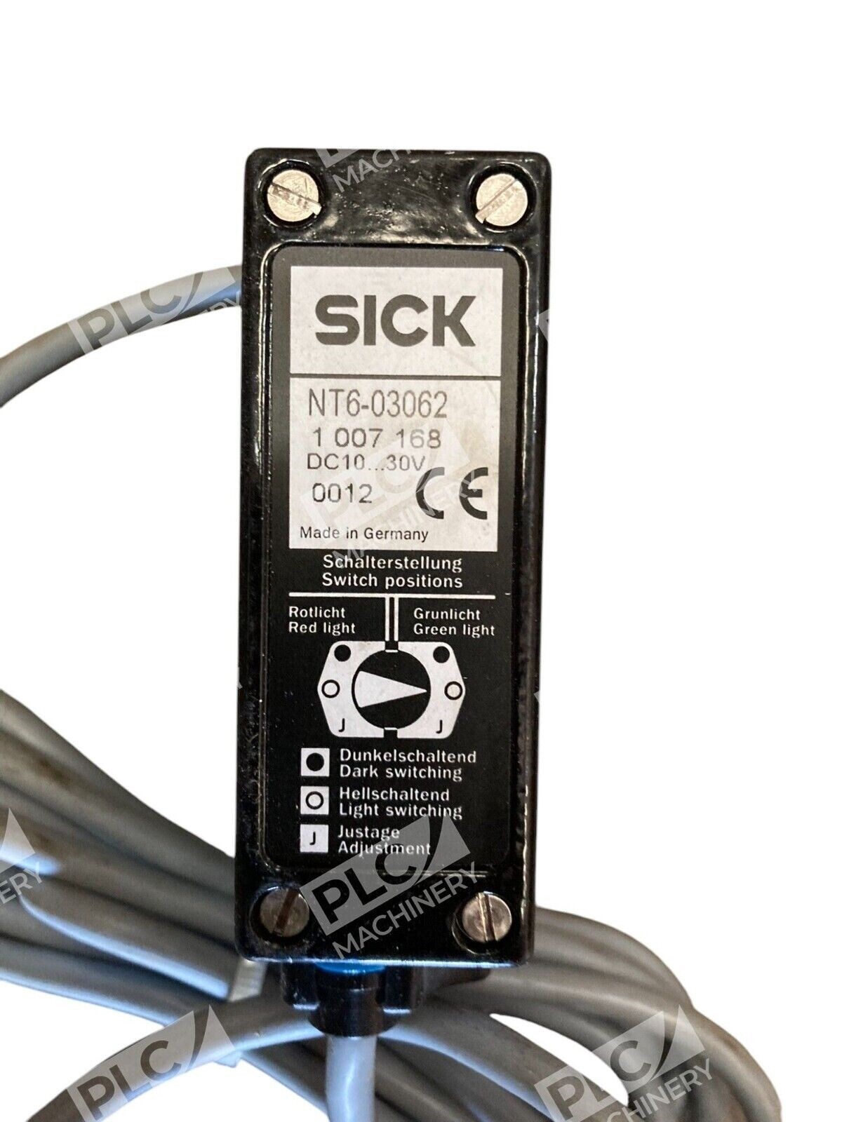Sick 50mm Scan Distance 10-30VDC 2M Cable Contrast Sensor NT6-03062 - Image 3