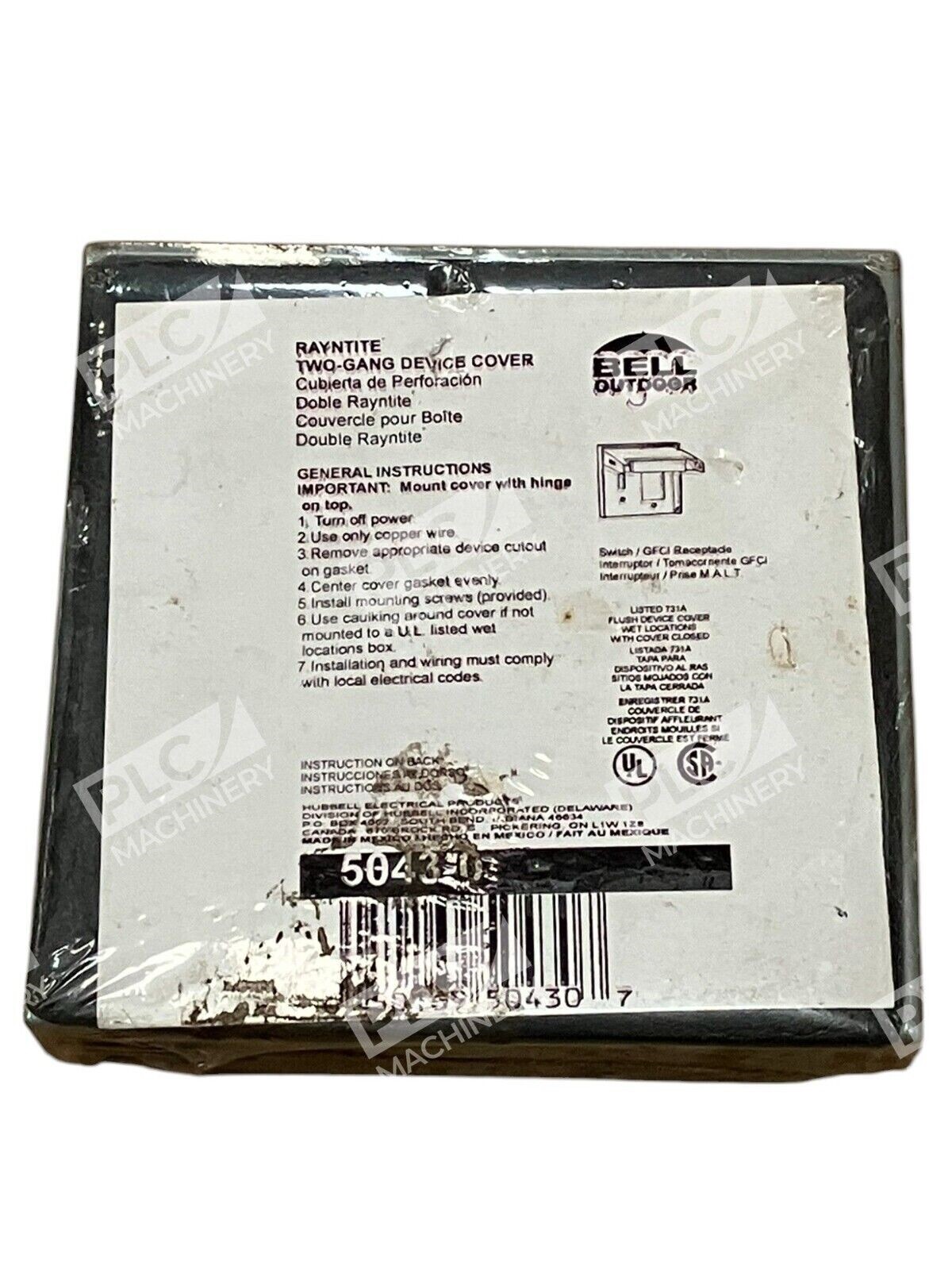 Bell Outdoor Rayntite Two-Gang Device Cover 5043-0 - Image 2