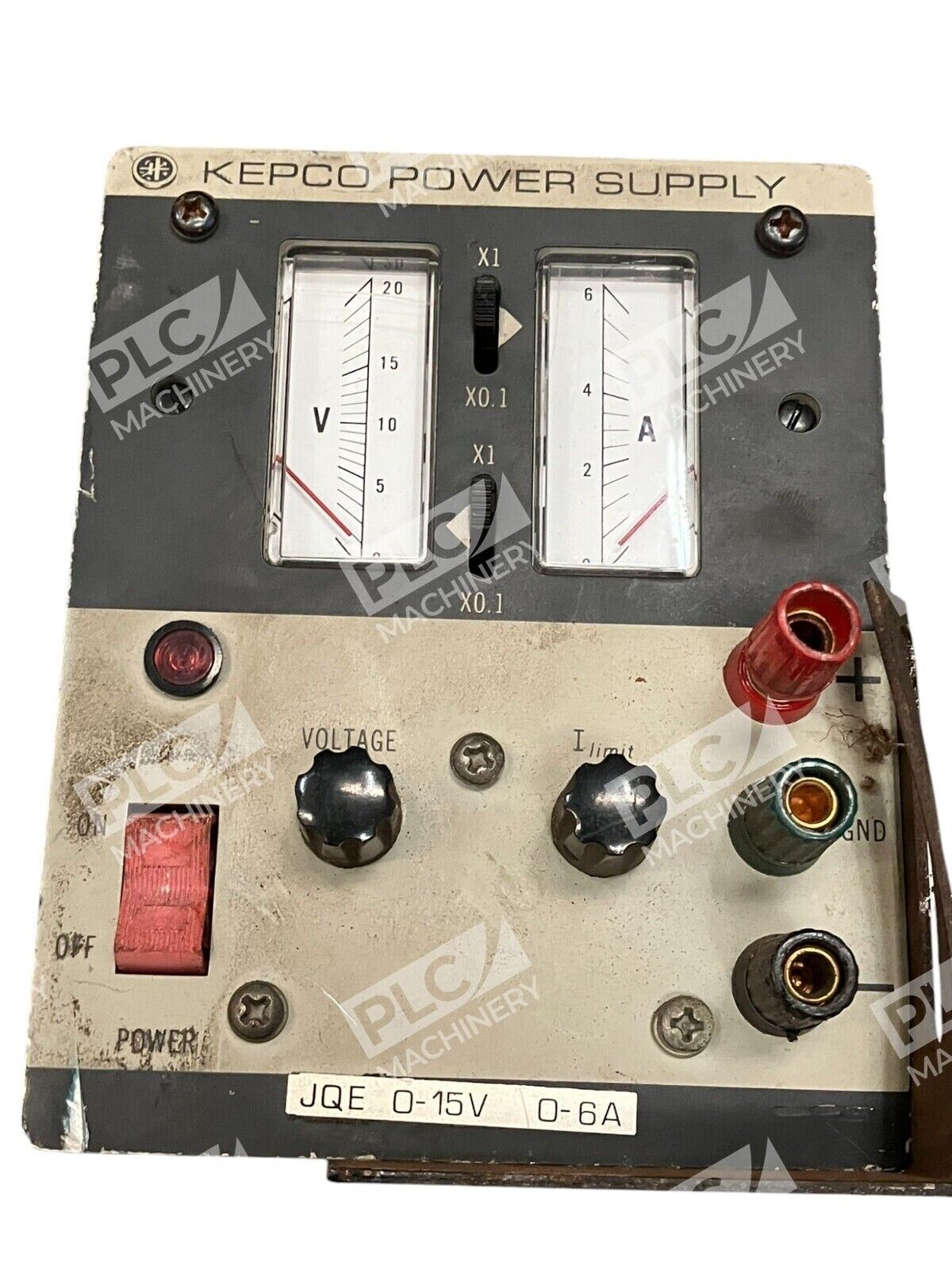 Kepco JQE 15-6 MHS - Kepco 115/230V 50-65Hz 2.5A SB / 1.25A SB Power Supply JQE 1