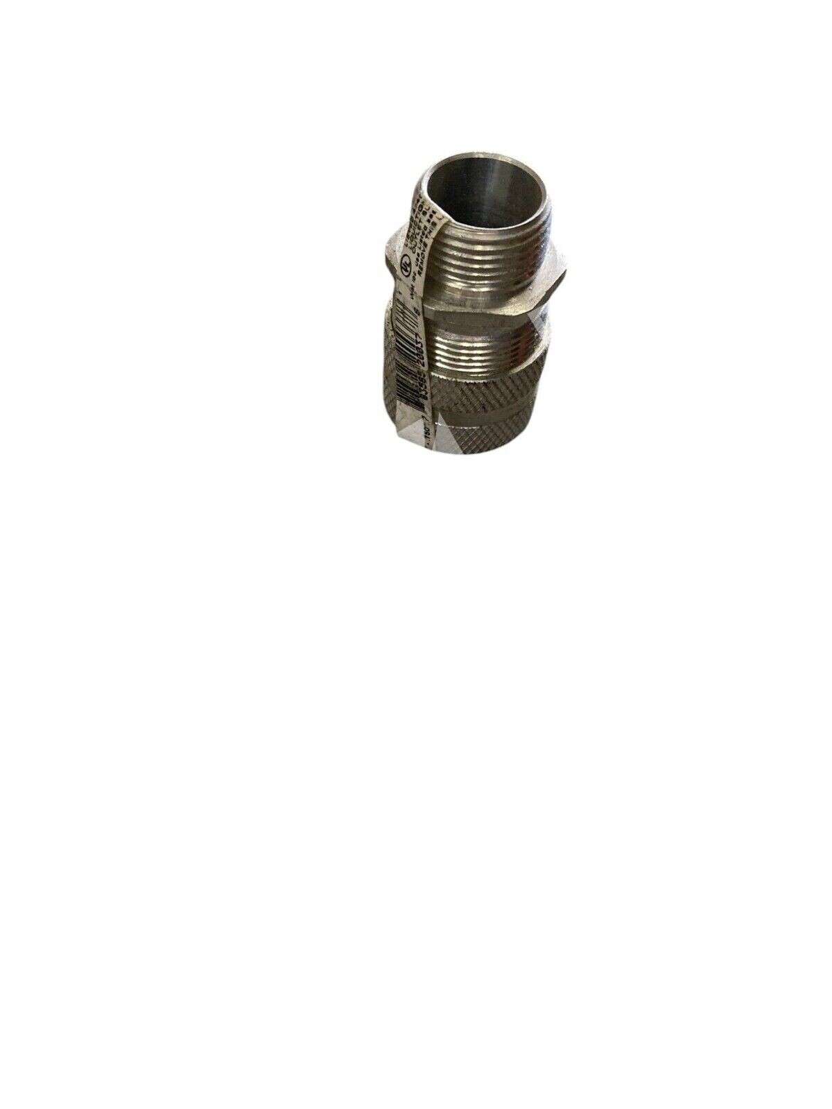 Hubbell .625-.750" Aluminum Straight Male Cord Connector SHC1037 - Image 4