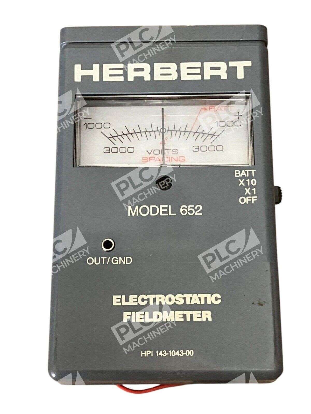 Herbert 652 - Herbert HPI 143-1043-00 Electrostatic Fieldmeter Model 652