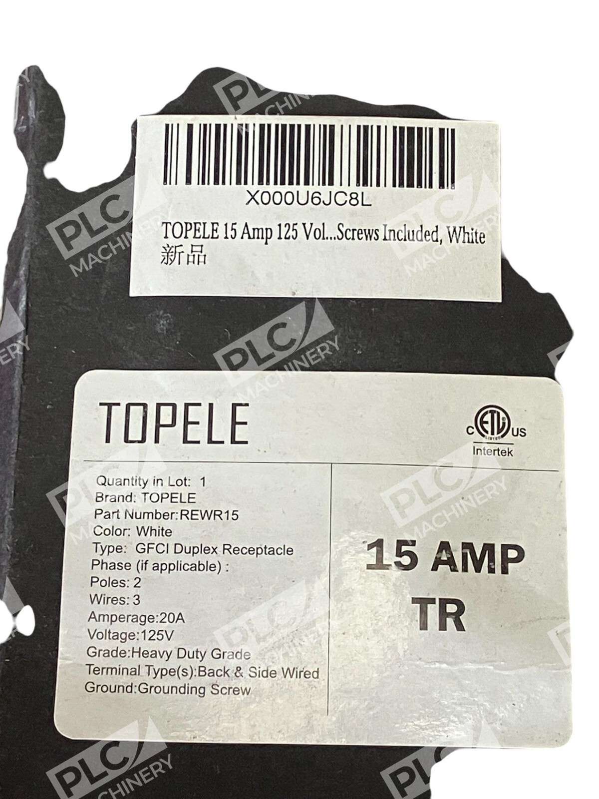 Topele 15A 2 Pole 3 Wire GFCI White REWR15 - Image 3