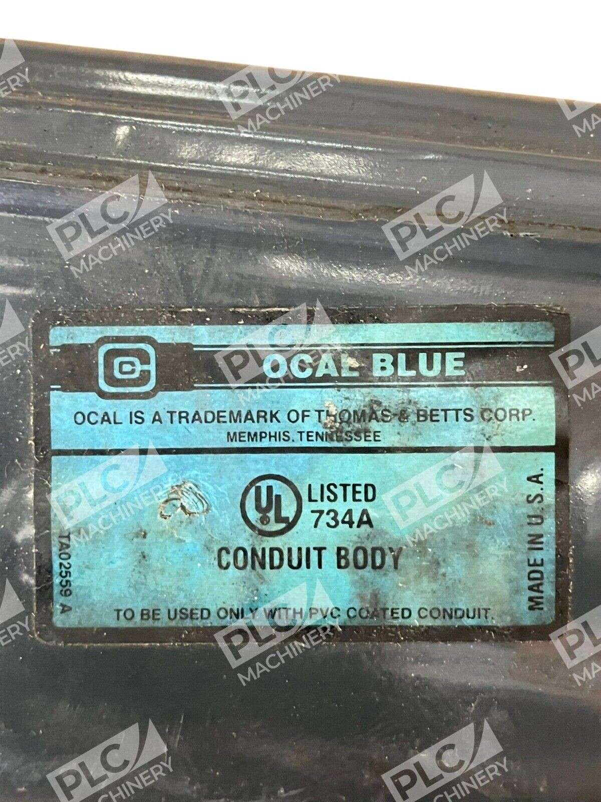 Thomas Betts OCAL Blue TA02559 A 09942797 Conduit Body 734A - Image 4