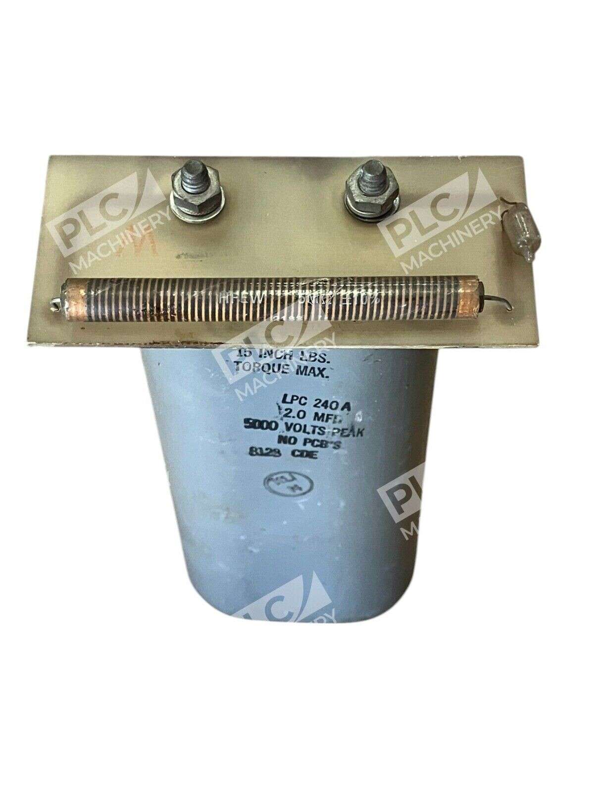 Generic LPC240A - 14L114 8128 CDE 15INLBs 2.0MFD 5000V No PCB's LPC 240 A