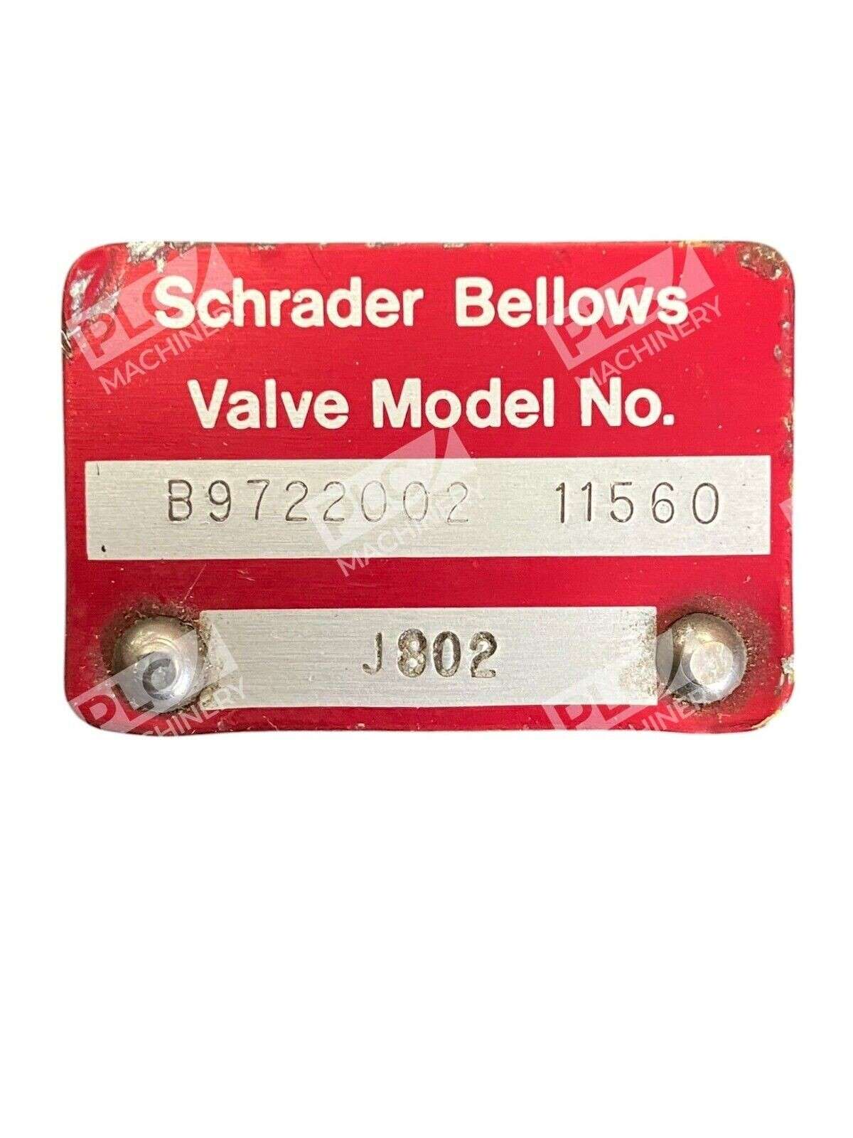 Schrader Bellows J802 120V Air Solenoid Valve B972200211560 - Image 3