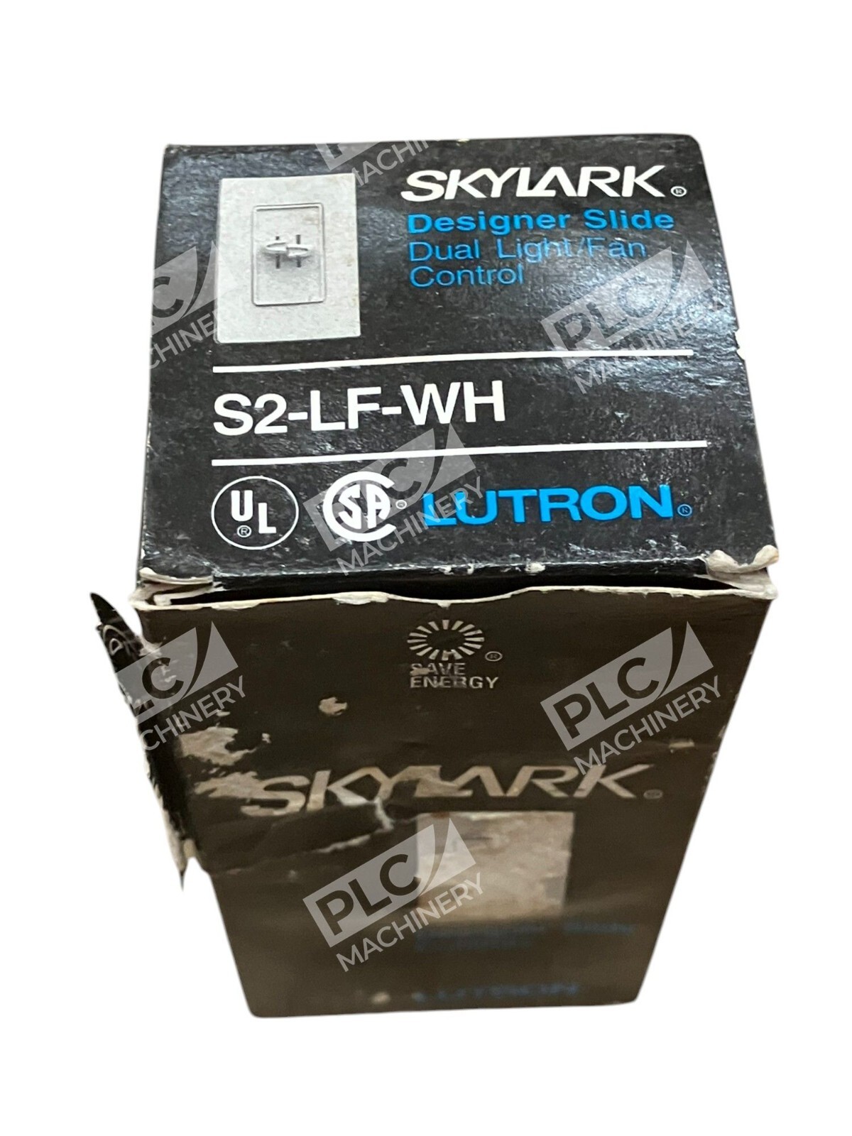 Lutron Skylark Designer Slide Dual Light Fan Control S2-LF-WH - Image 3