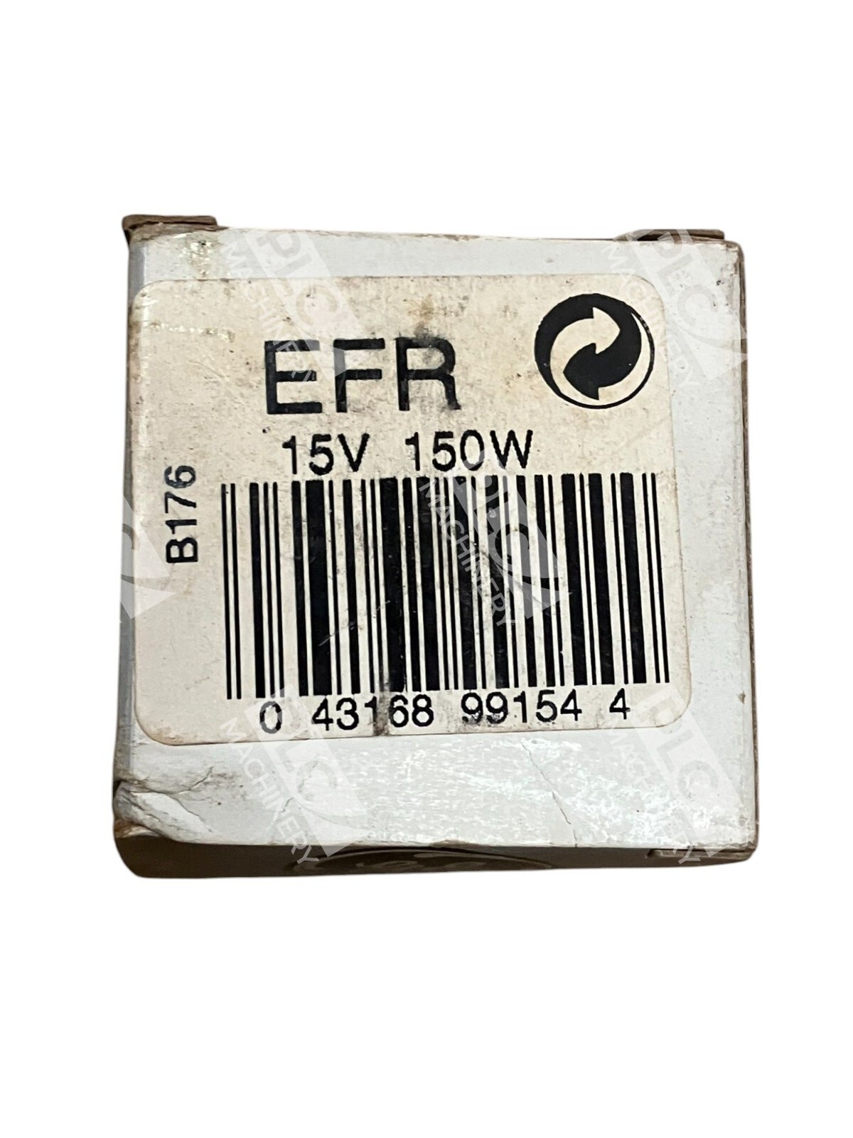 General Electric EFR 15V 150W - General Electric GE Lamp Bulb EFR 15V 150W