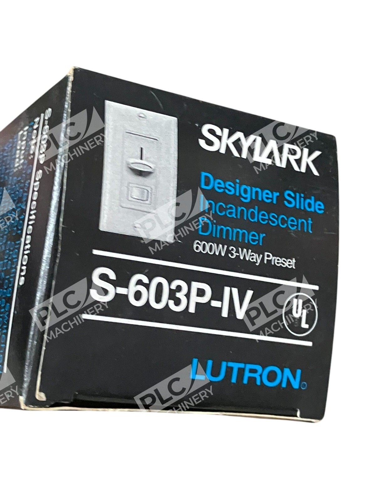 Lutron Skylark 600W 3Way Preset Designer Slide Incandescent Dimmer S-603P-IV - Image 2