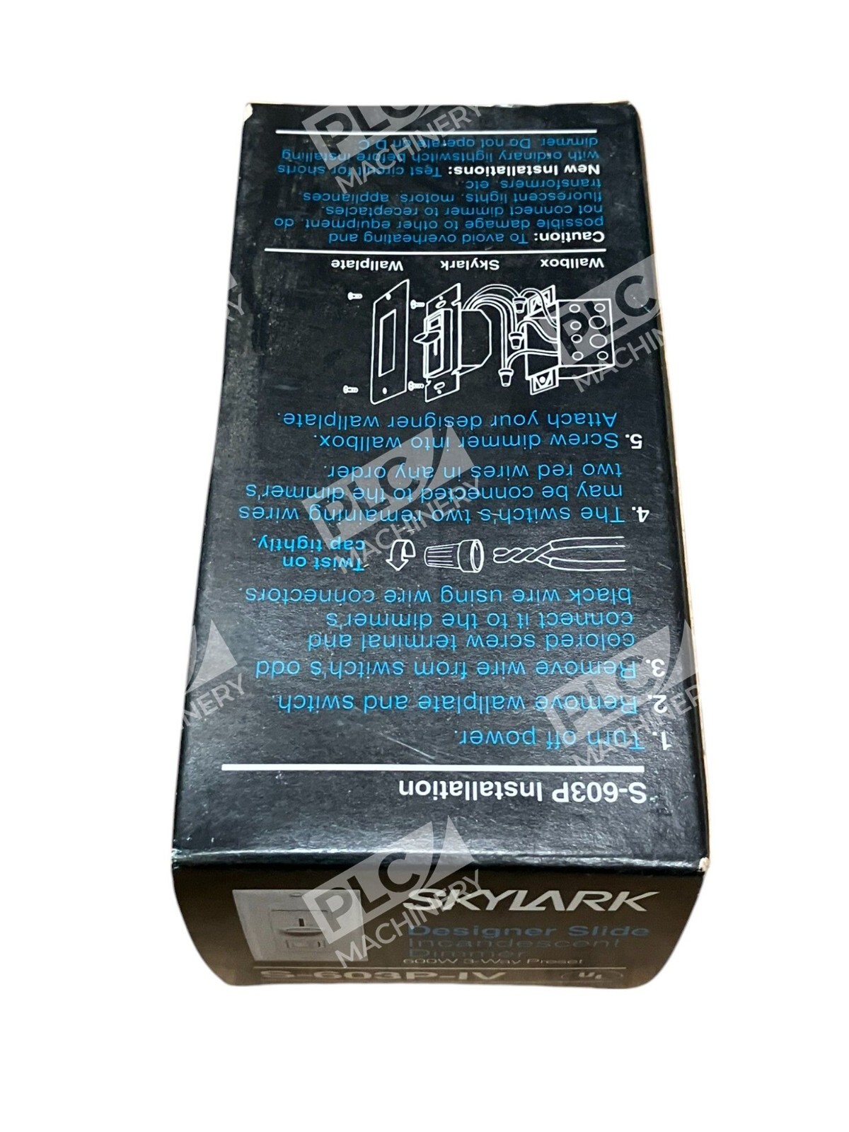 Lutron Skylark 600W 3Way Preset Designer Slide Incandescent Dimmer S-603P-IV - Image 3