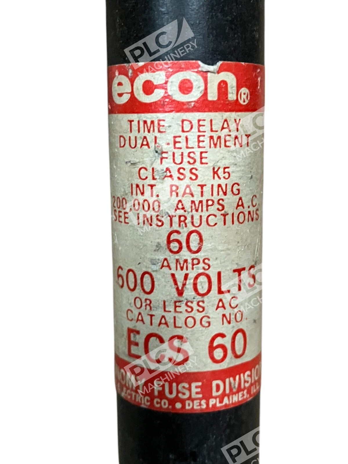 Economy 600VAC 60A Fuse ECS60 - Image 4