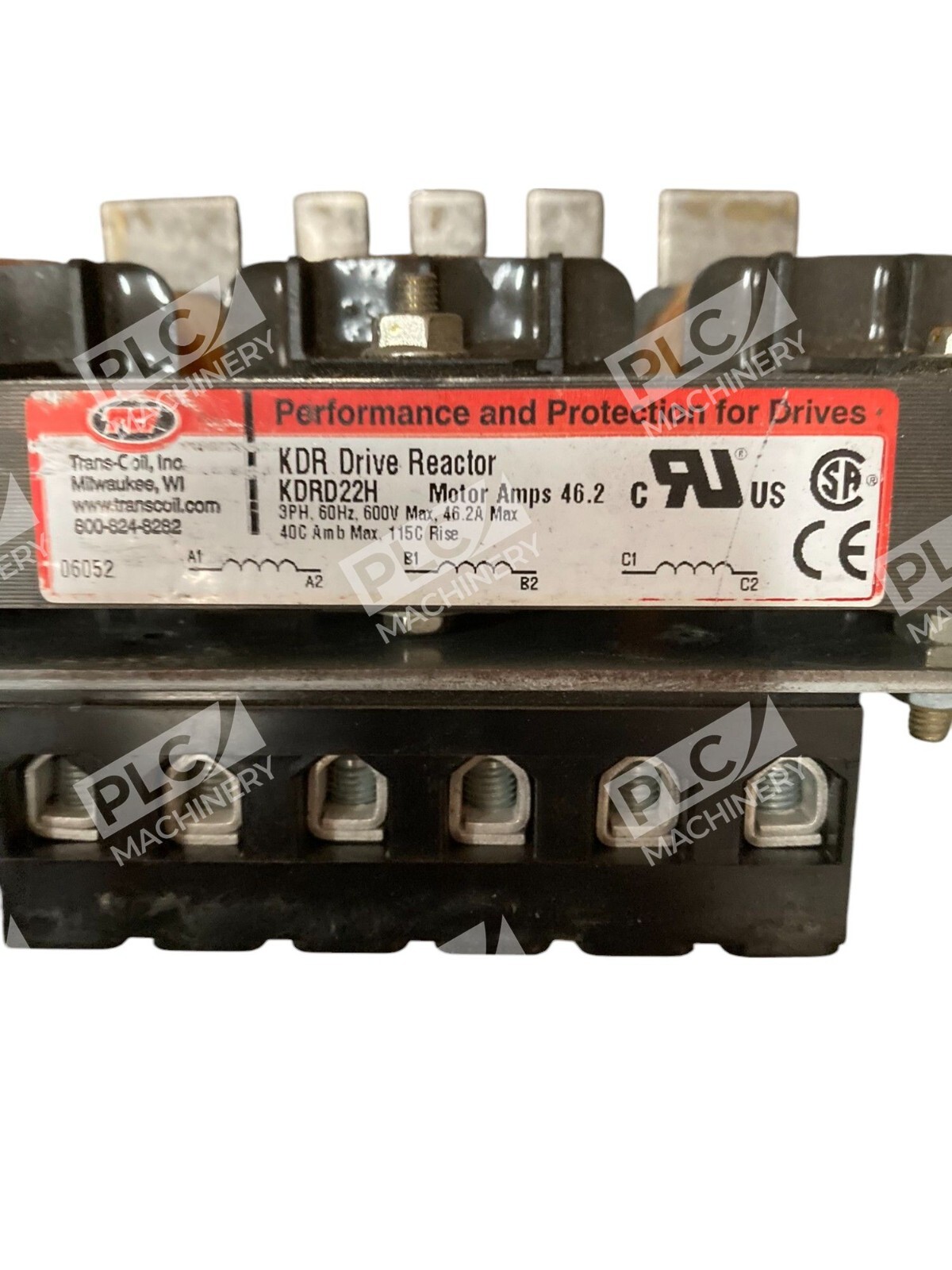 TCI Trans Coil Performance and Protection for Drives KDR Drive Reactor KDRD22H - Image 4