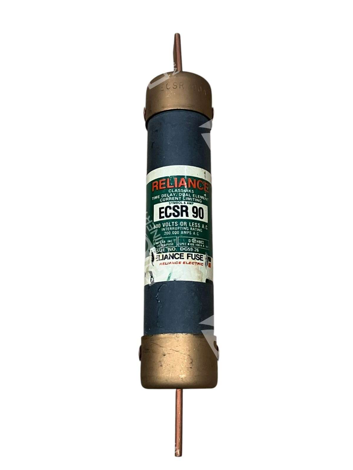 Reliance ECSR90 - Reliance Electric Reliance Fuse DG59-26 90A 600VAC Fuse ECSR