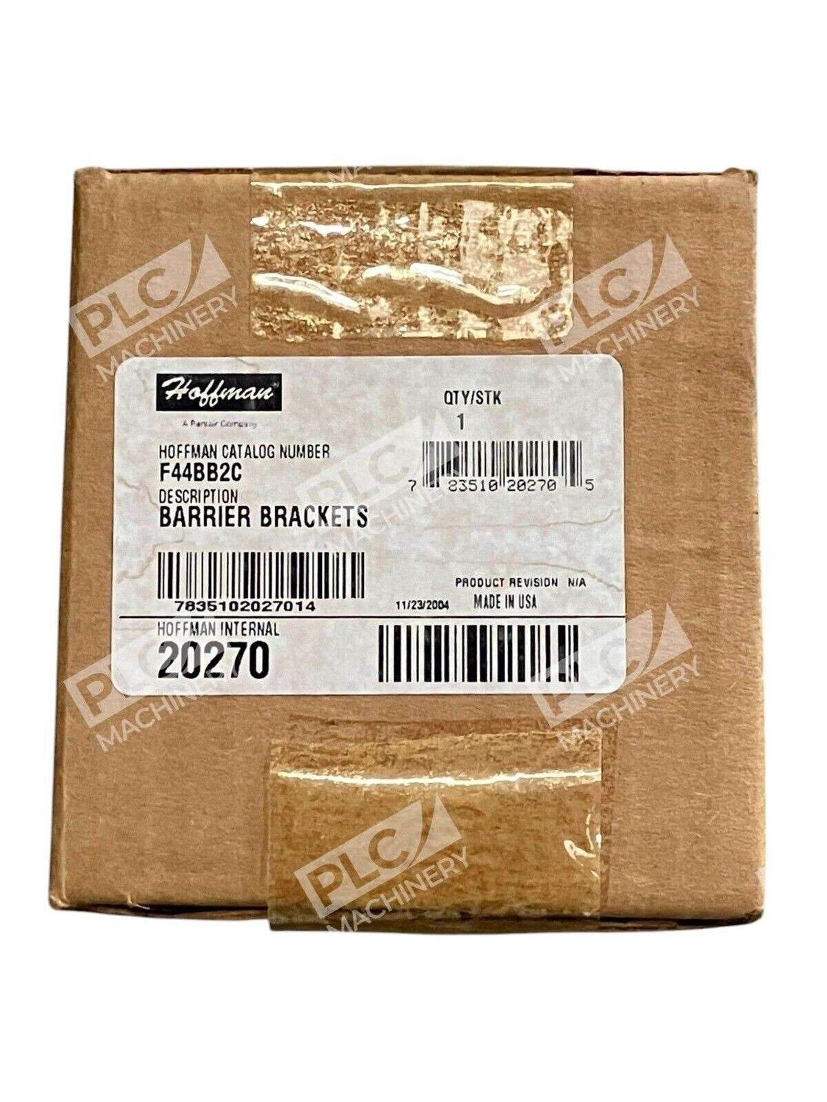 Hoffman F44BB2C - Hoffman Barrier Brackets 20270 F44BB2C