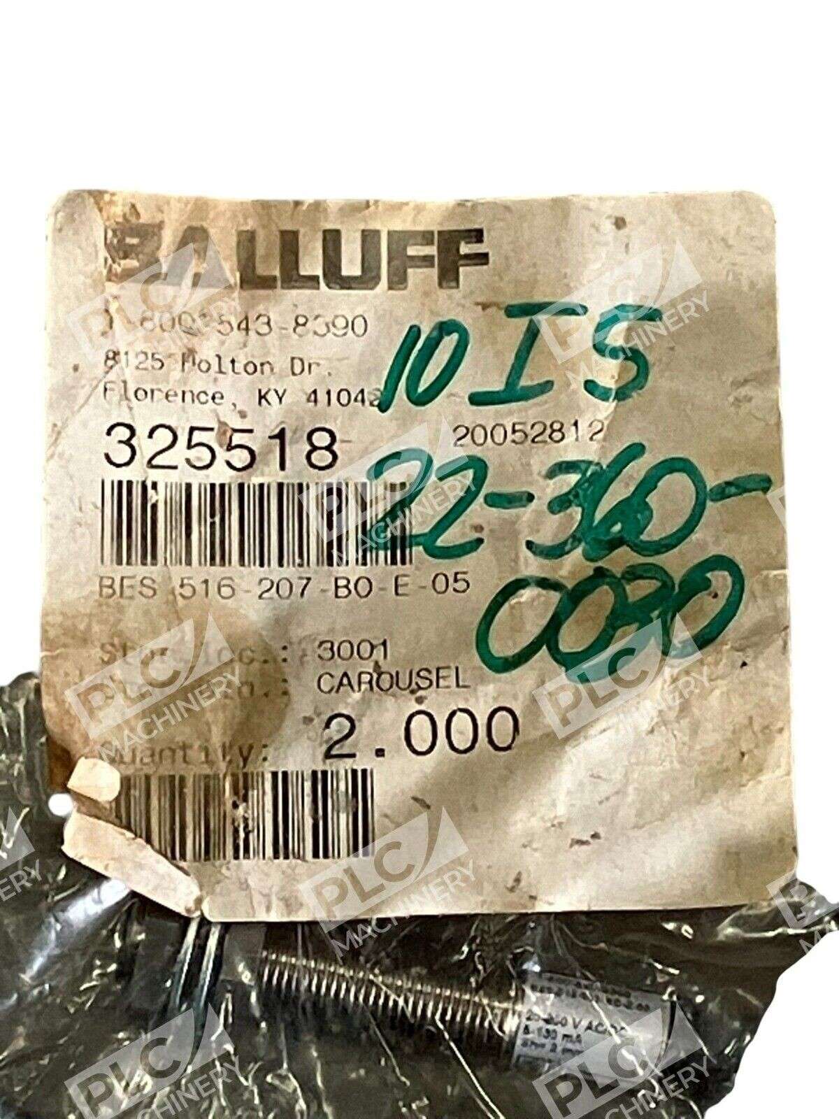 Balluff 325518 Inductive Sensor BES 516-207-BO-E-05 (Bag of 2) - Image 3
