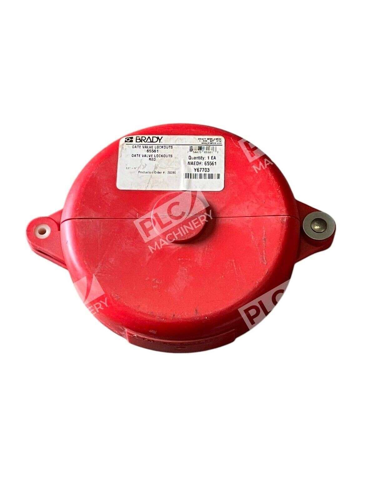 Brady Y67703 Red Gate Valve Lockouts 65561 - Image 2